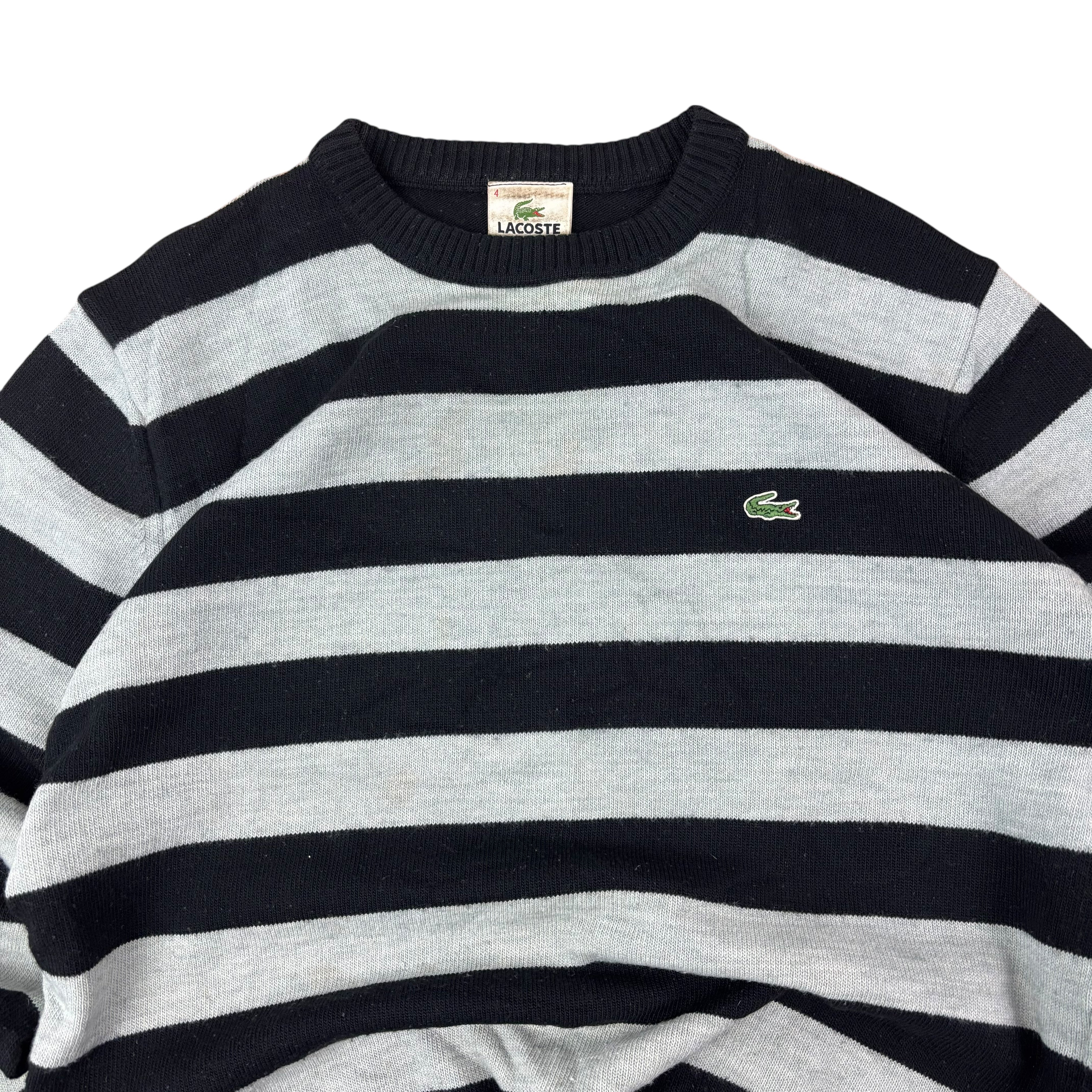 Lacoste Vintage Striped Knitted Sweater (S)