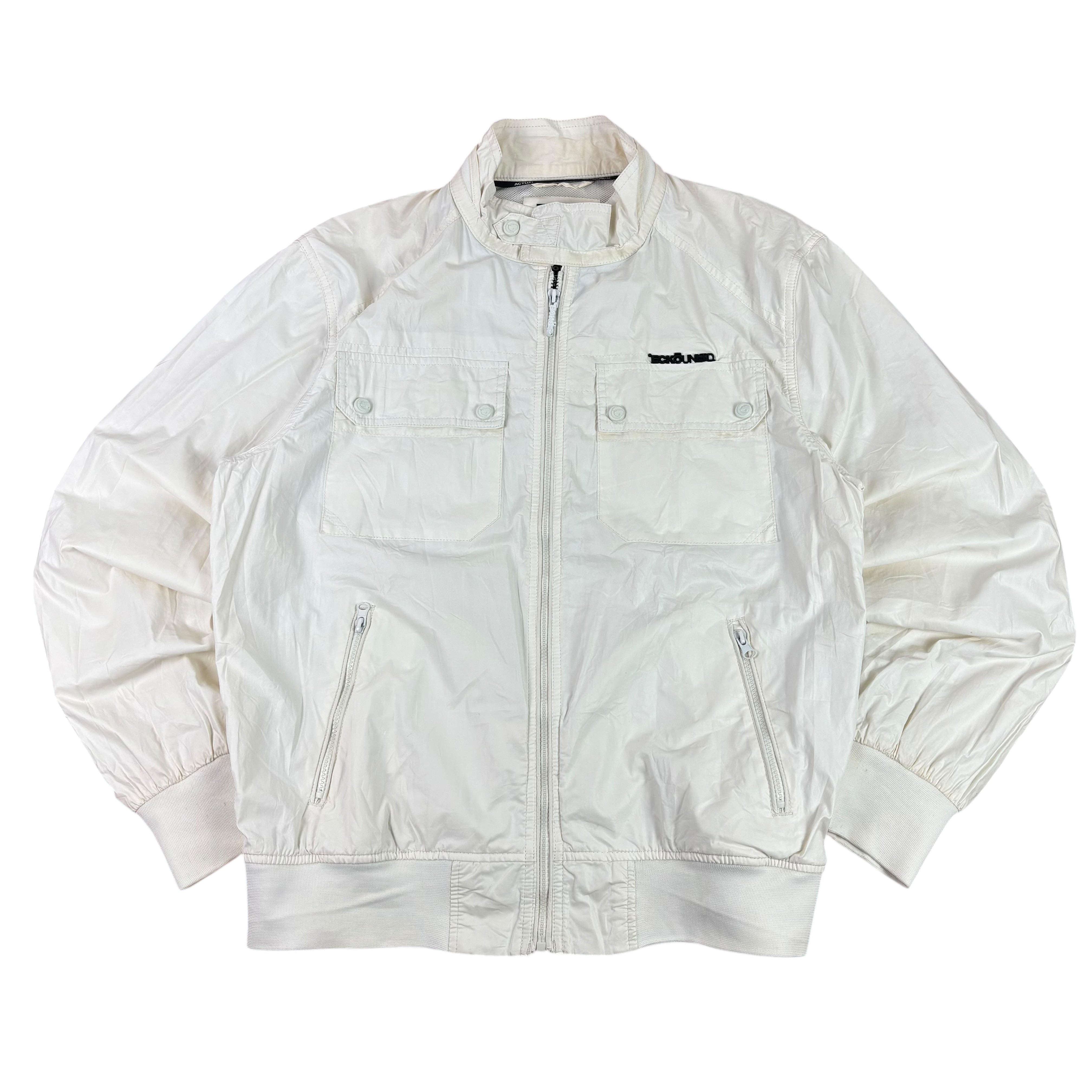 Ecko Unltd White Y2K Windbreaker (L)