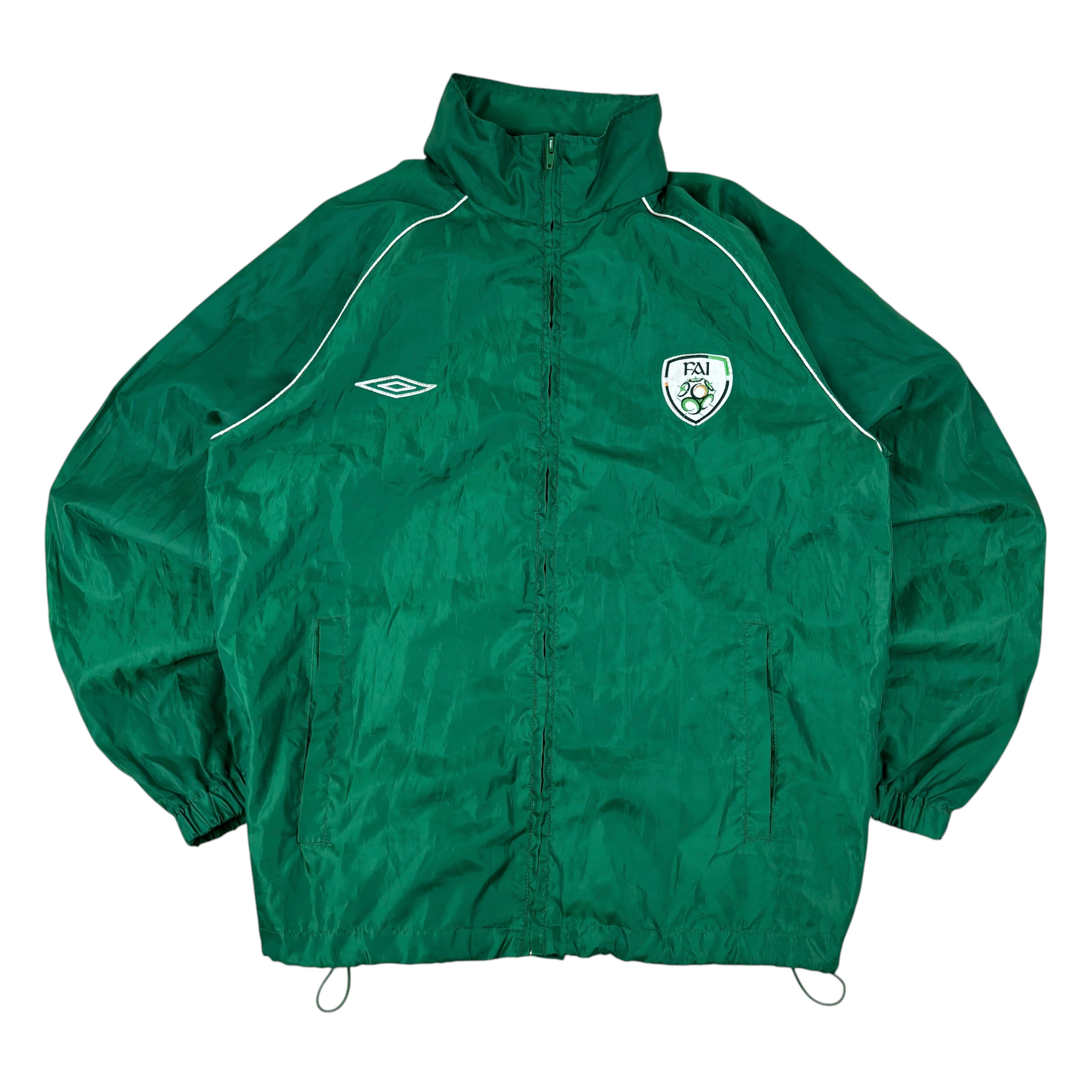 Umbro Ireland Football FAI 1999 Winter Training Camp Windbreaker (M)