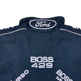JHDesign Black Ford Mustang NASCAR Racing Jacket (L)