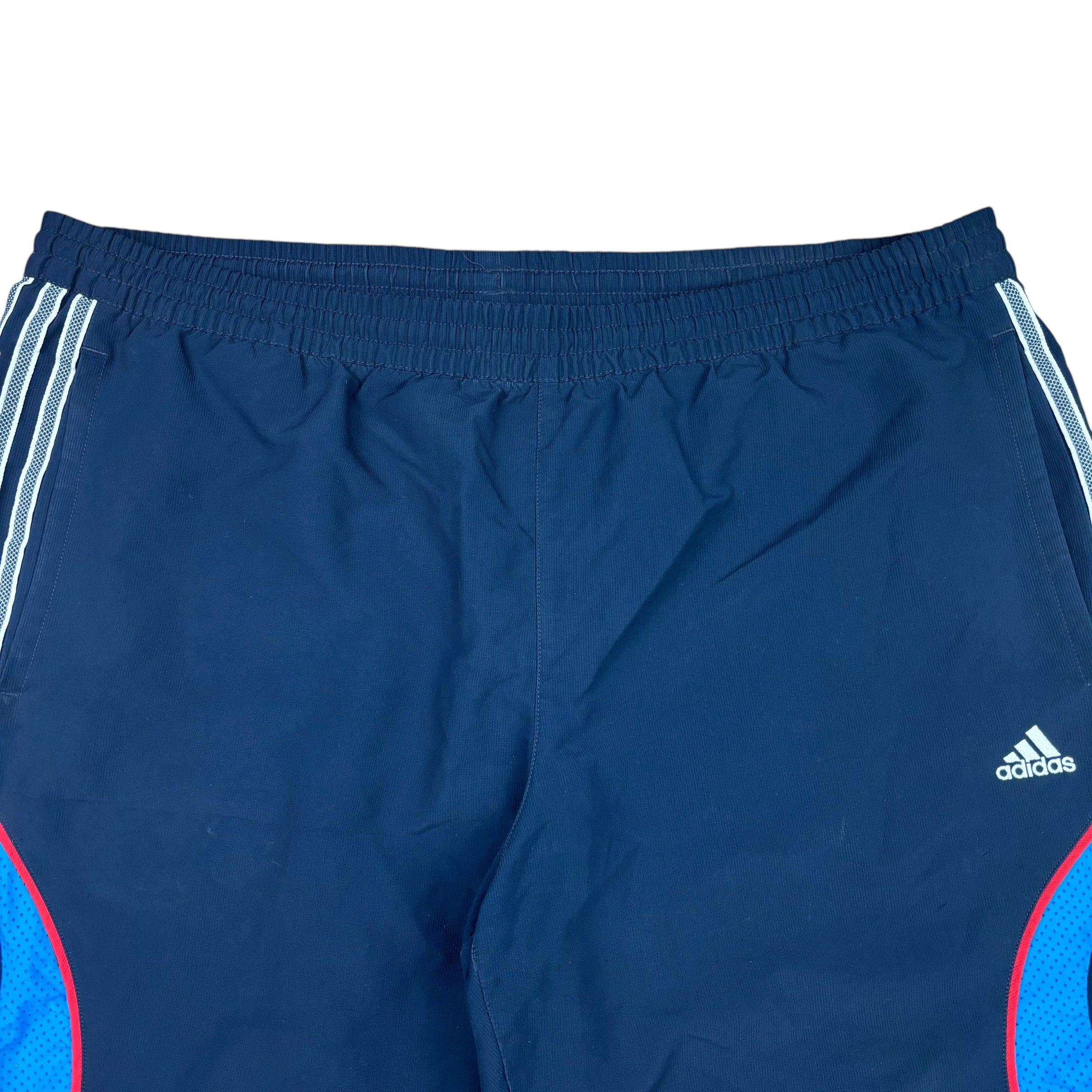 Adidas Navy Y2K Logo Shorts (L)