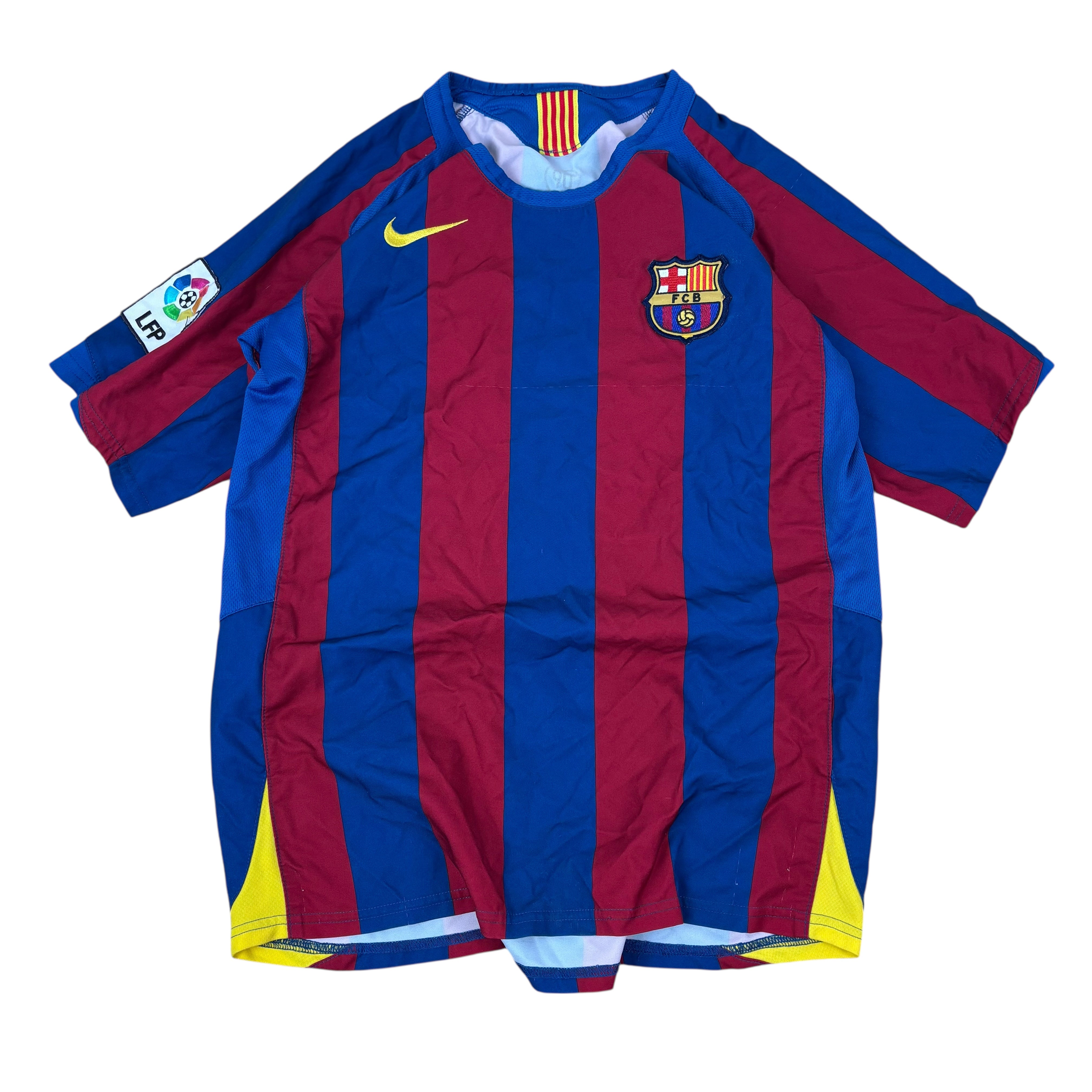 Nike T90 FC Barcelona 2005/06 Home Jersey (XS)