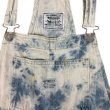 Levi’s Bleach-Dyed Denim Dungarees (Women’s XS)