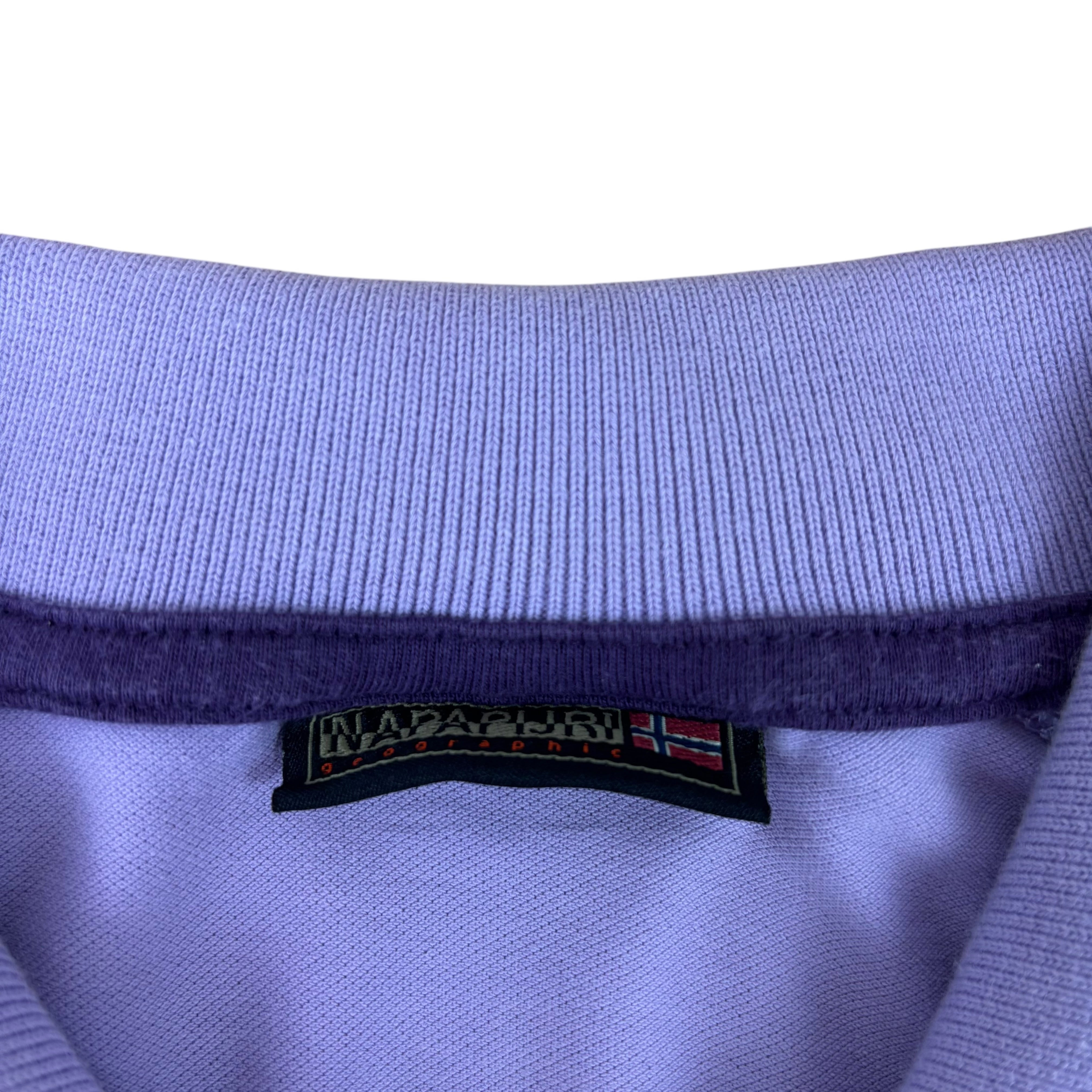 Napapijri Purple LS Polo Shirt (Women’s M)