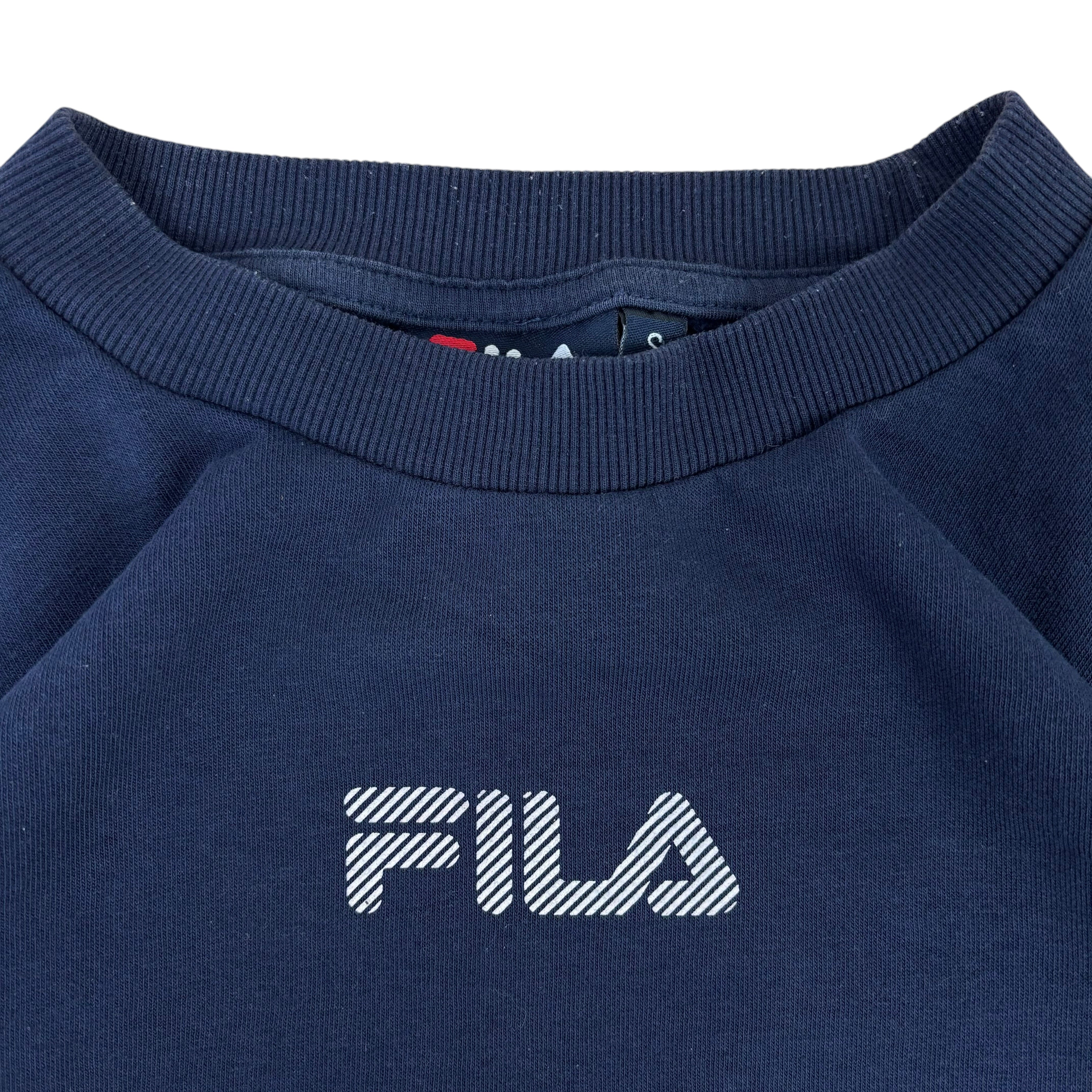 FILA Navy Logo Sweater (S)