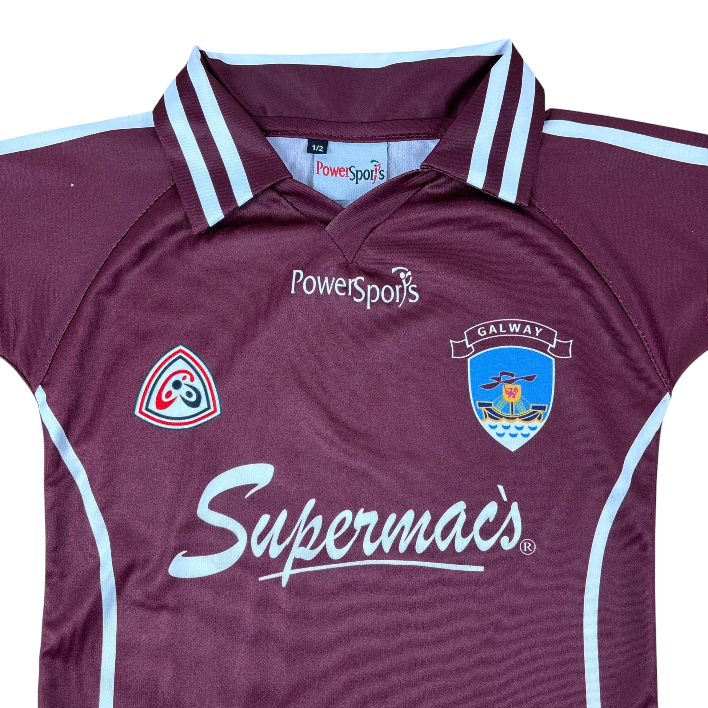 PowerSports Galway GAA Retro Home Jersey (6-7yrs)