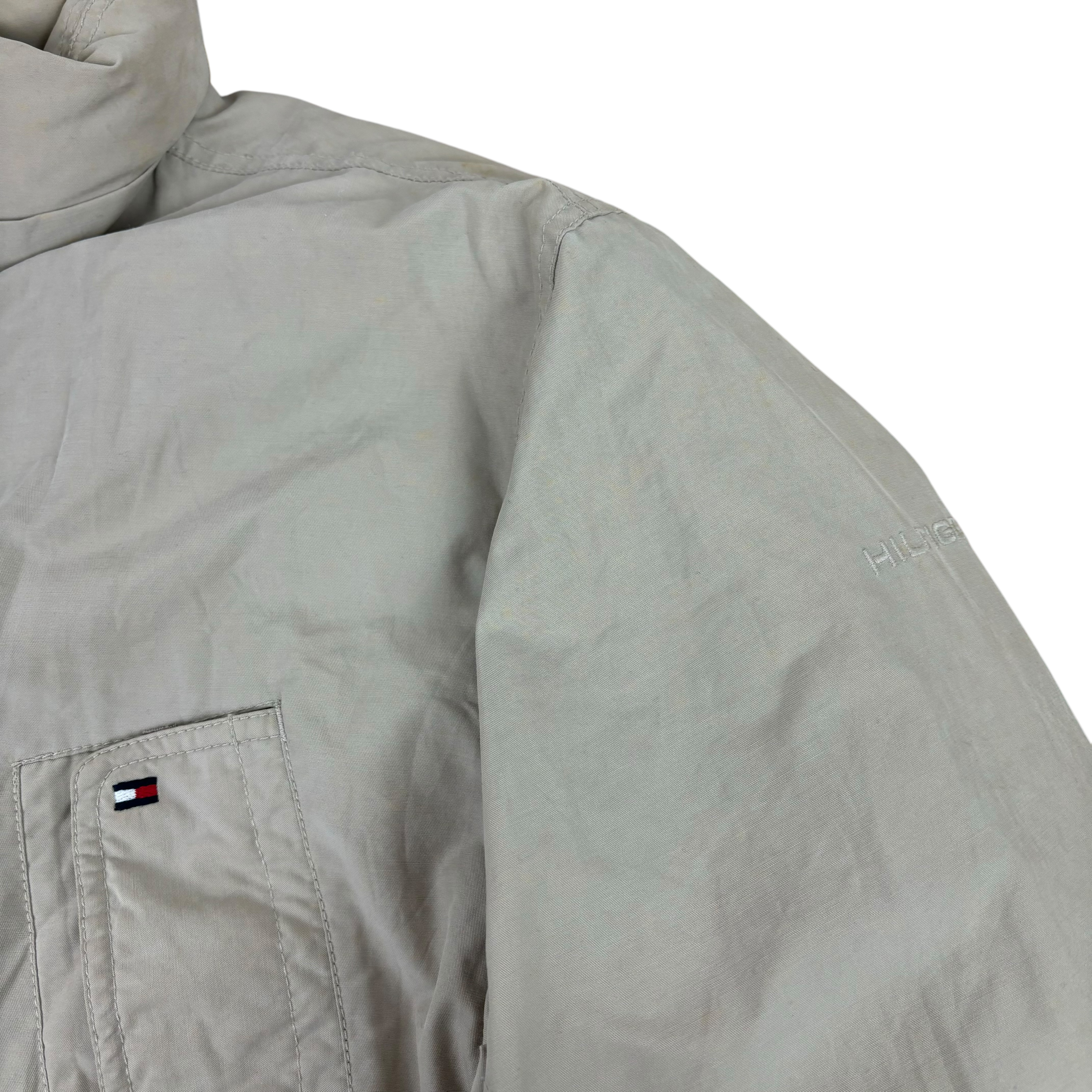 Tommy Hilfiger Beige Parka Puffer (XL)