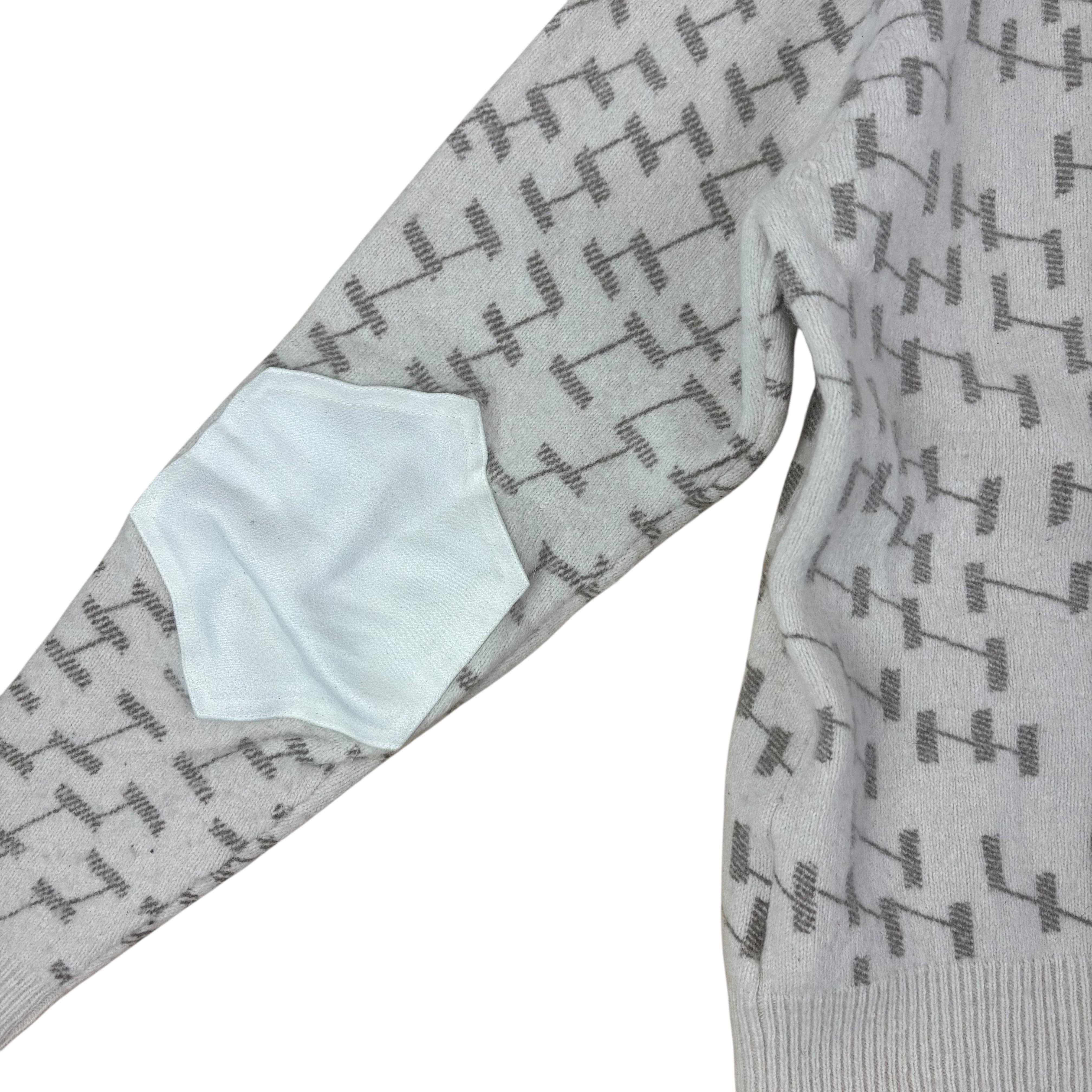 Nike Y2K Knitted Pattern Sweater (S)