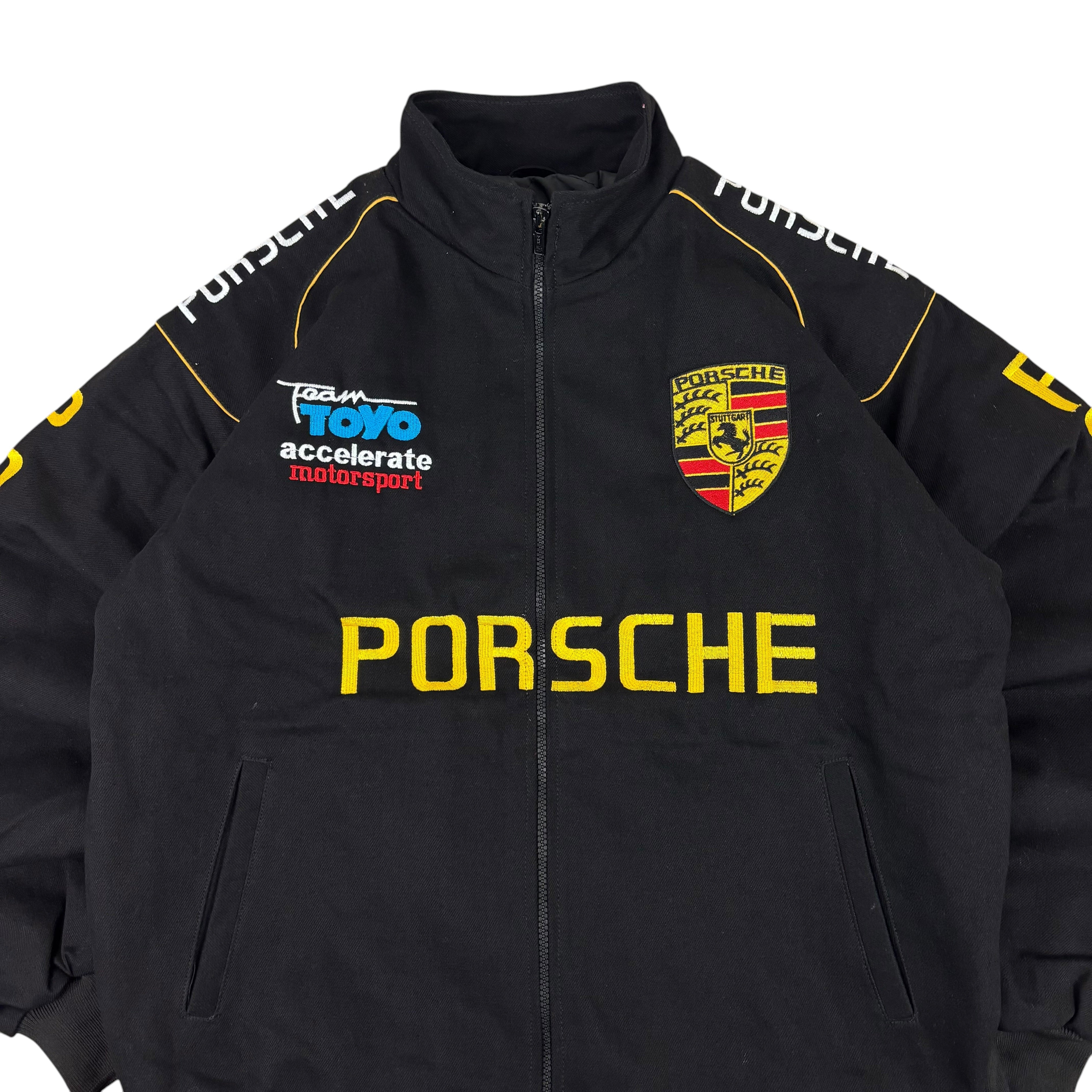 JHDesign Black Porsche Racing Jacket (M-L)