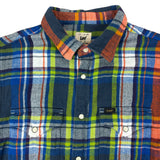 Lee Pearl Snap Flannel Shirt (S)