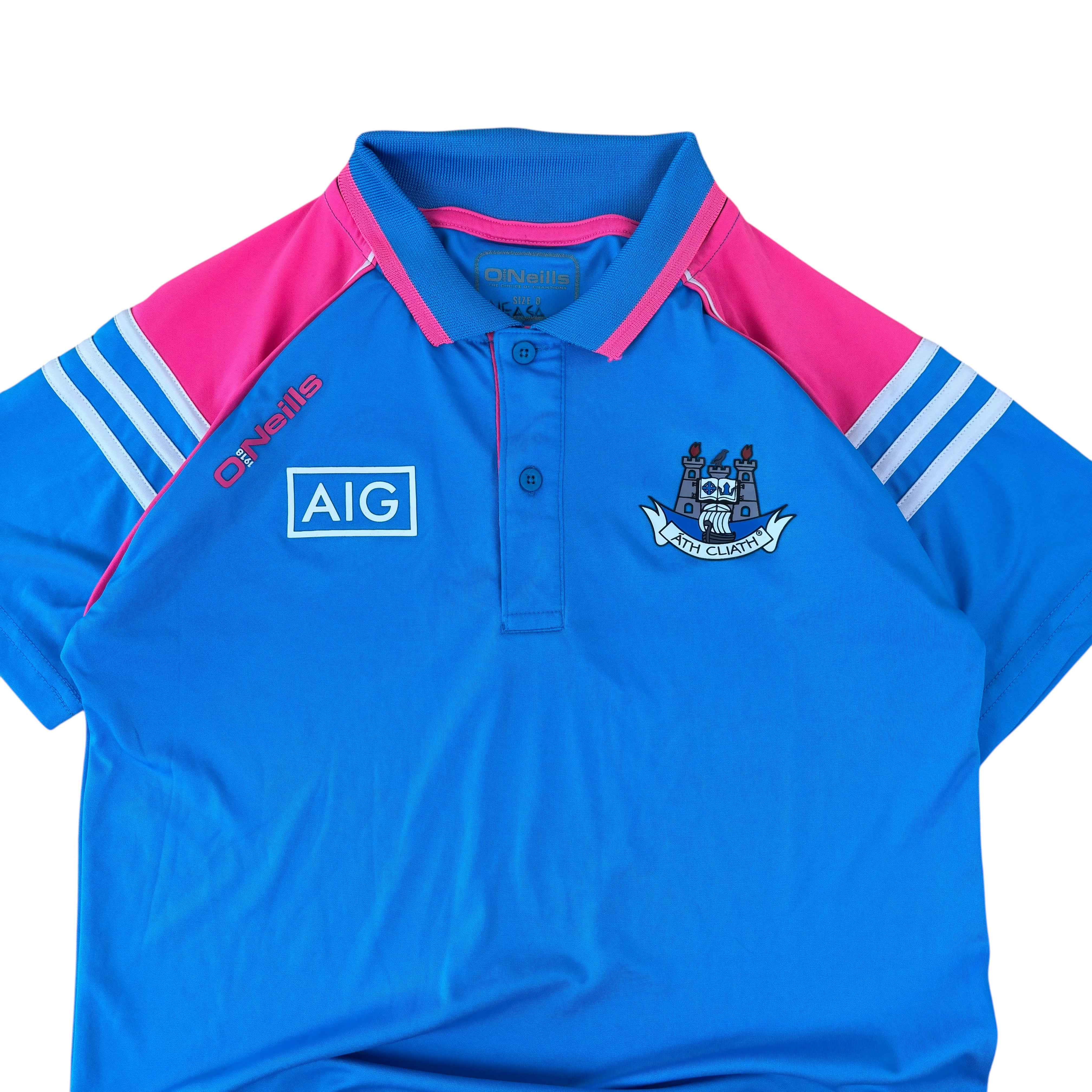 O’Neills Dublin GAA 2016/18 Pink Training Jersey (Women’s S)