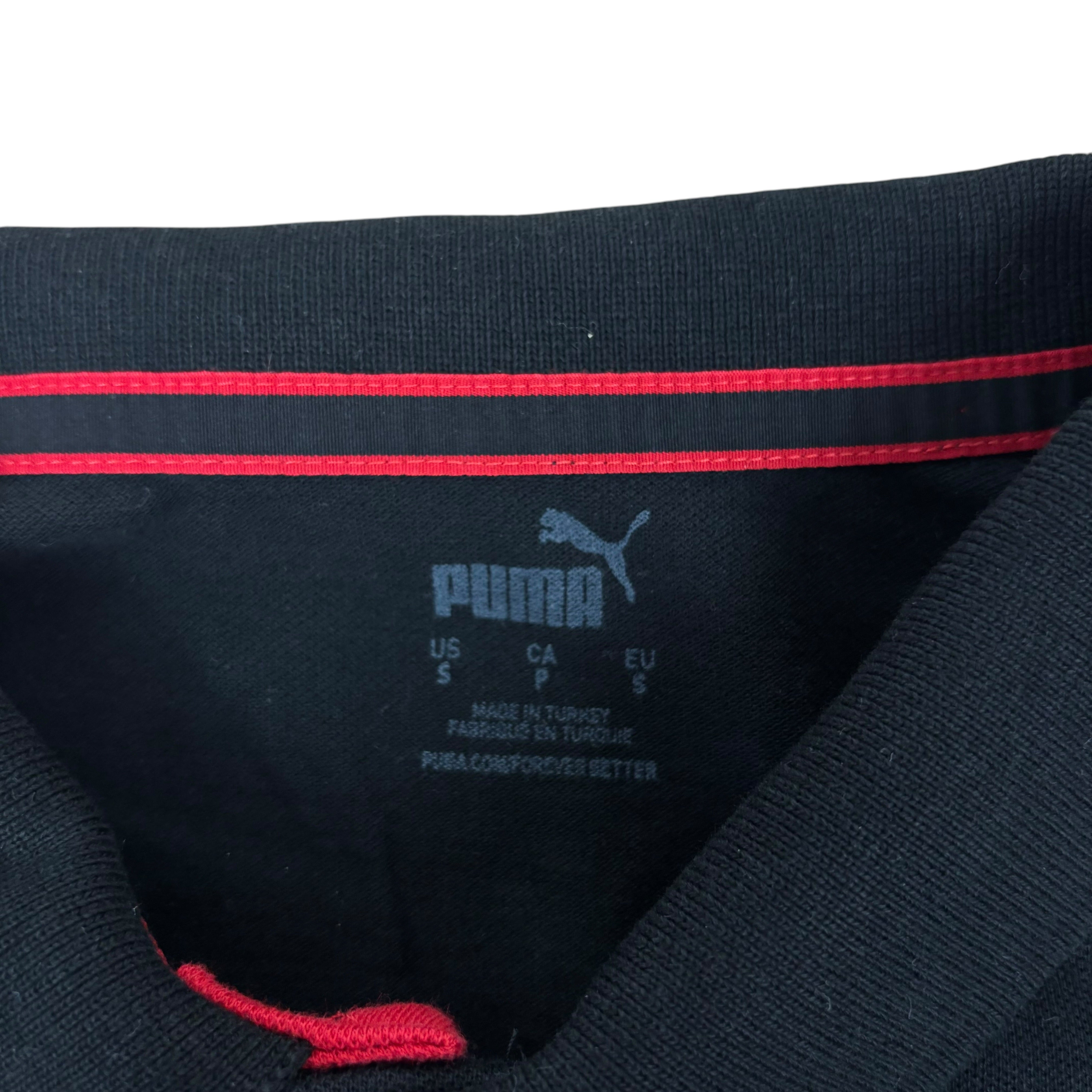 Puma Ferrari Black Polo Shirt (S)