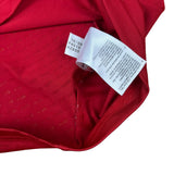 Adidas Red Y2K Logo Tee (S)