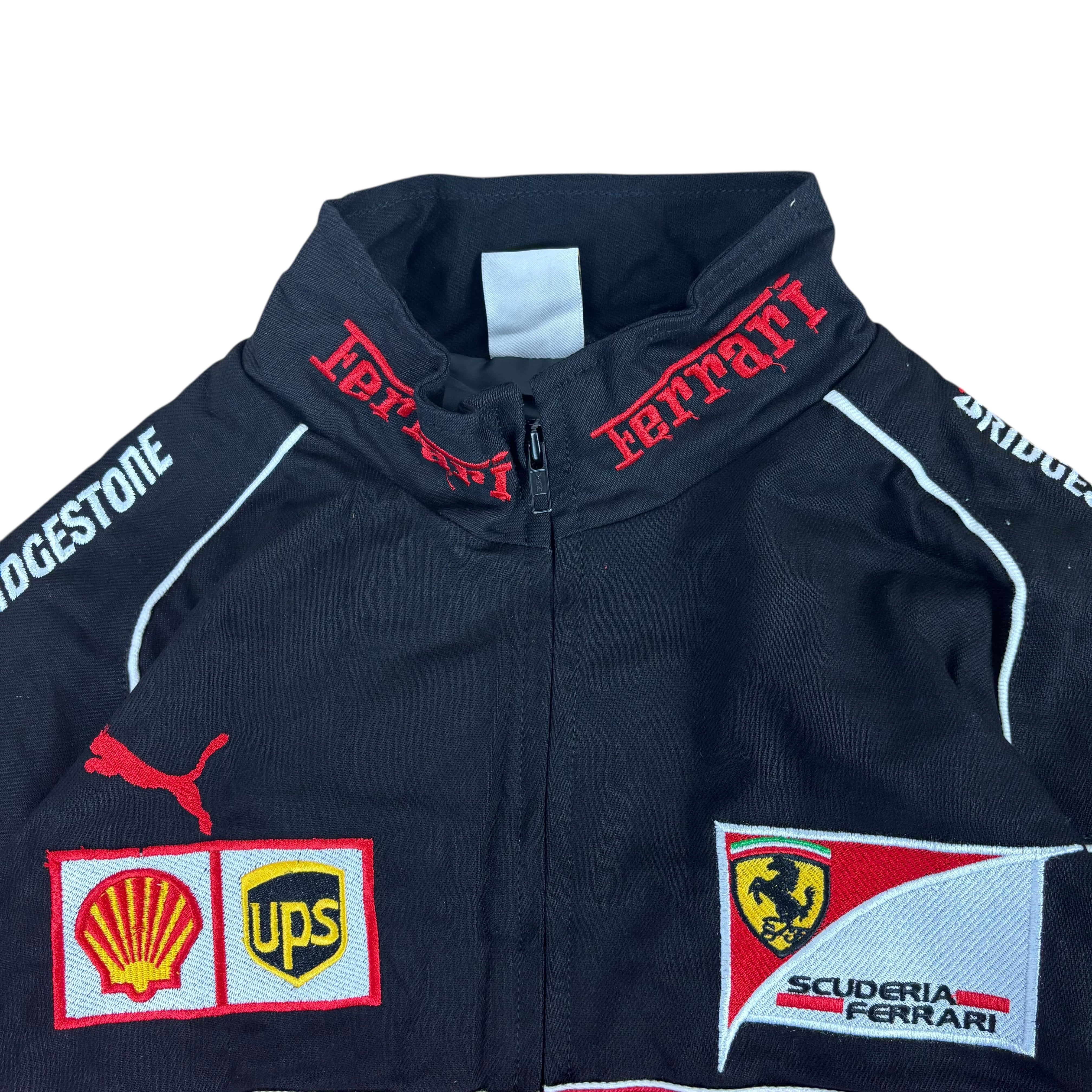 Puma Scuderia Ferrari Black F1 Racing Jacket (L)