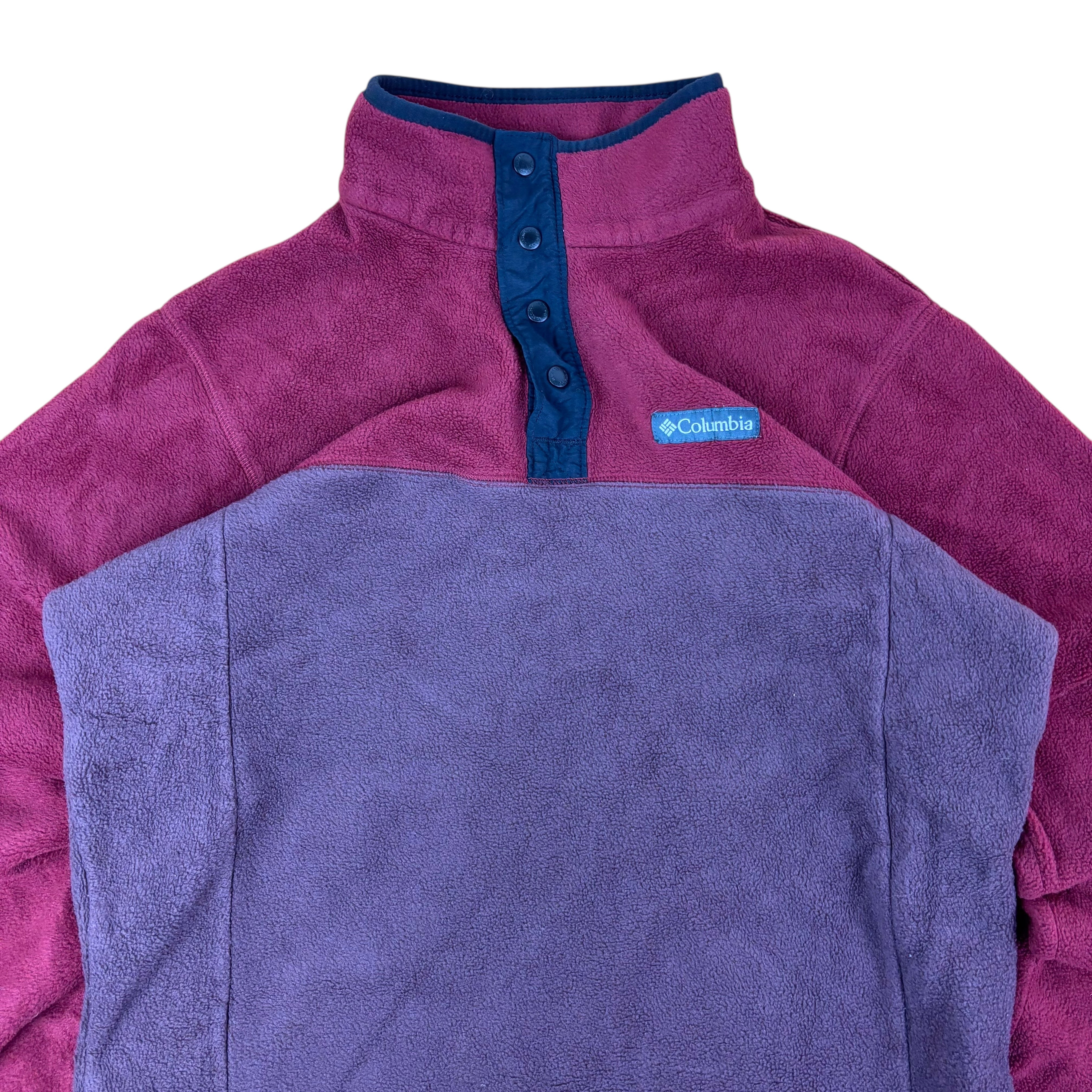 Columbia Red T-Snap Fleece (Women’s L)