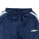 Umbro Y2K Navy Wide-Leg Baggy Trackies (M)