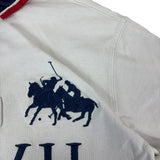 Polo Ralph Lauren 90s White Big Pony LS Polo Shirt (L)