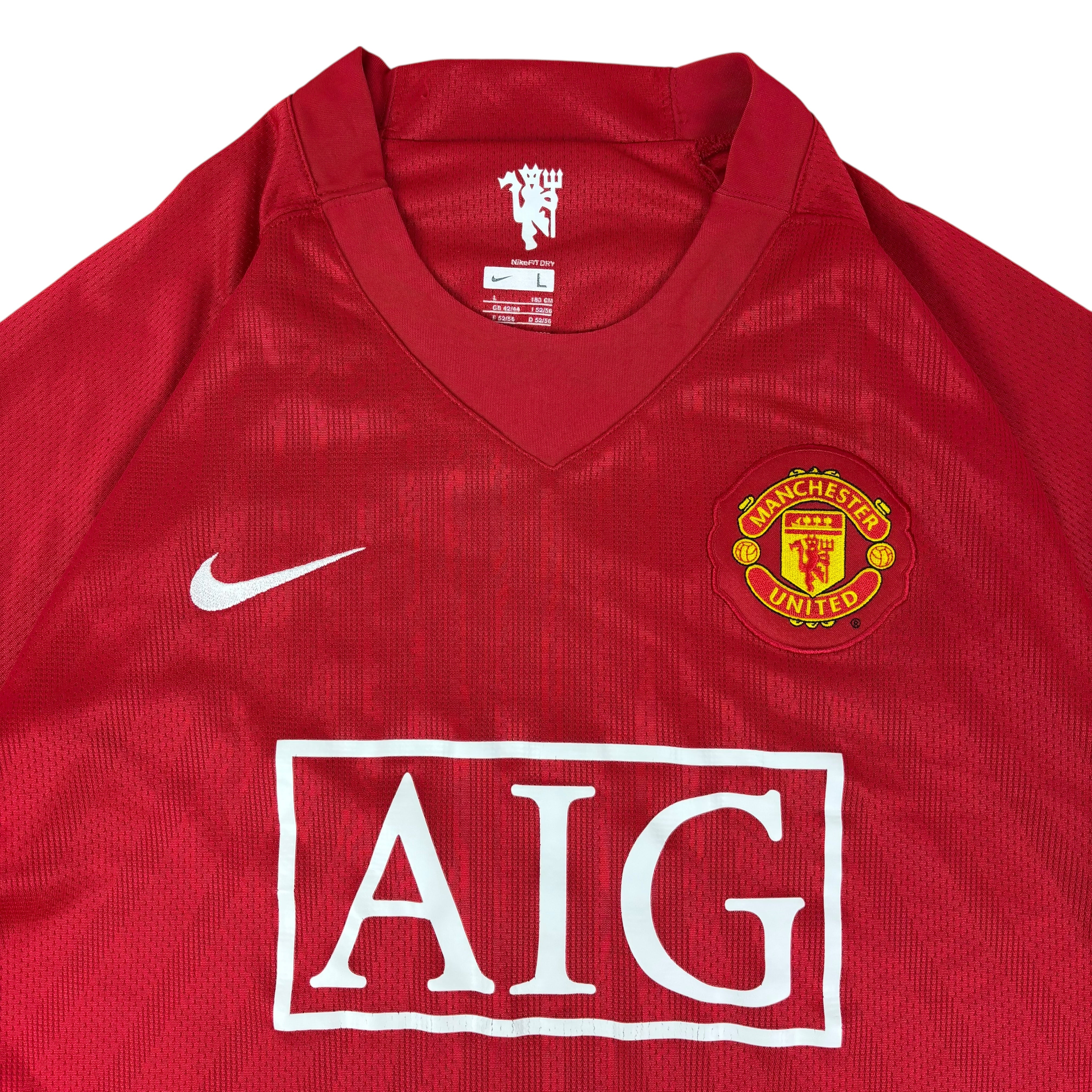 Nike Manchester United FC 2007/08 Home Jersey (L)