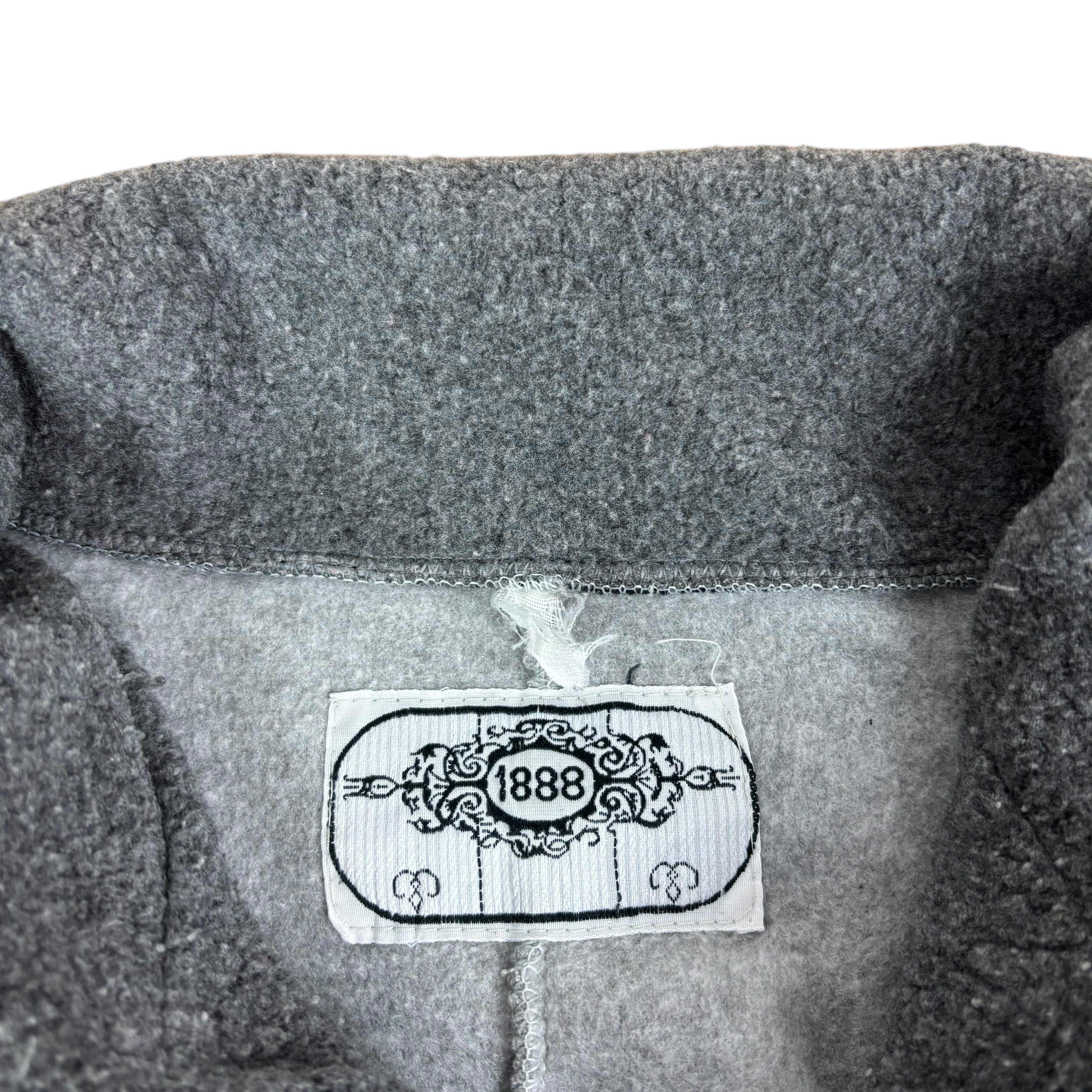1888 Vintage Grey Pattern Fleece (XL)
