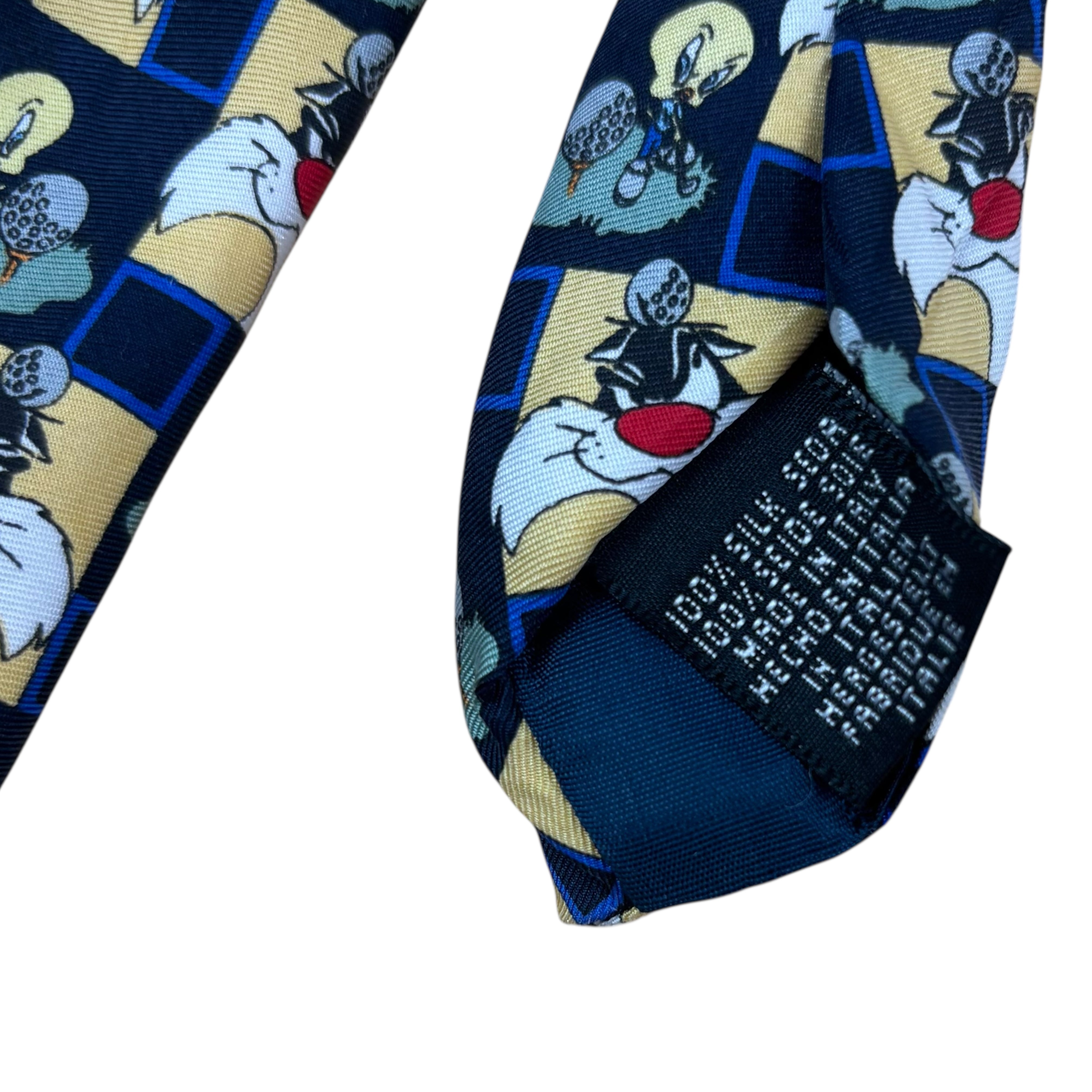 Warner Bros. Looney Tunes Tweety & Sylvester 1997 Golf Tie