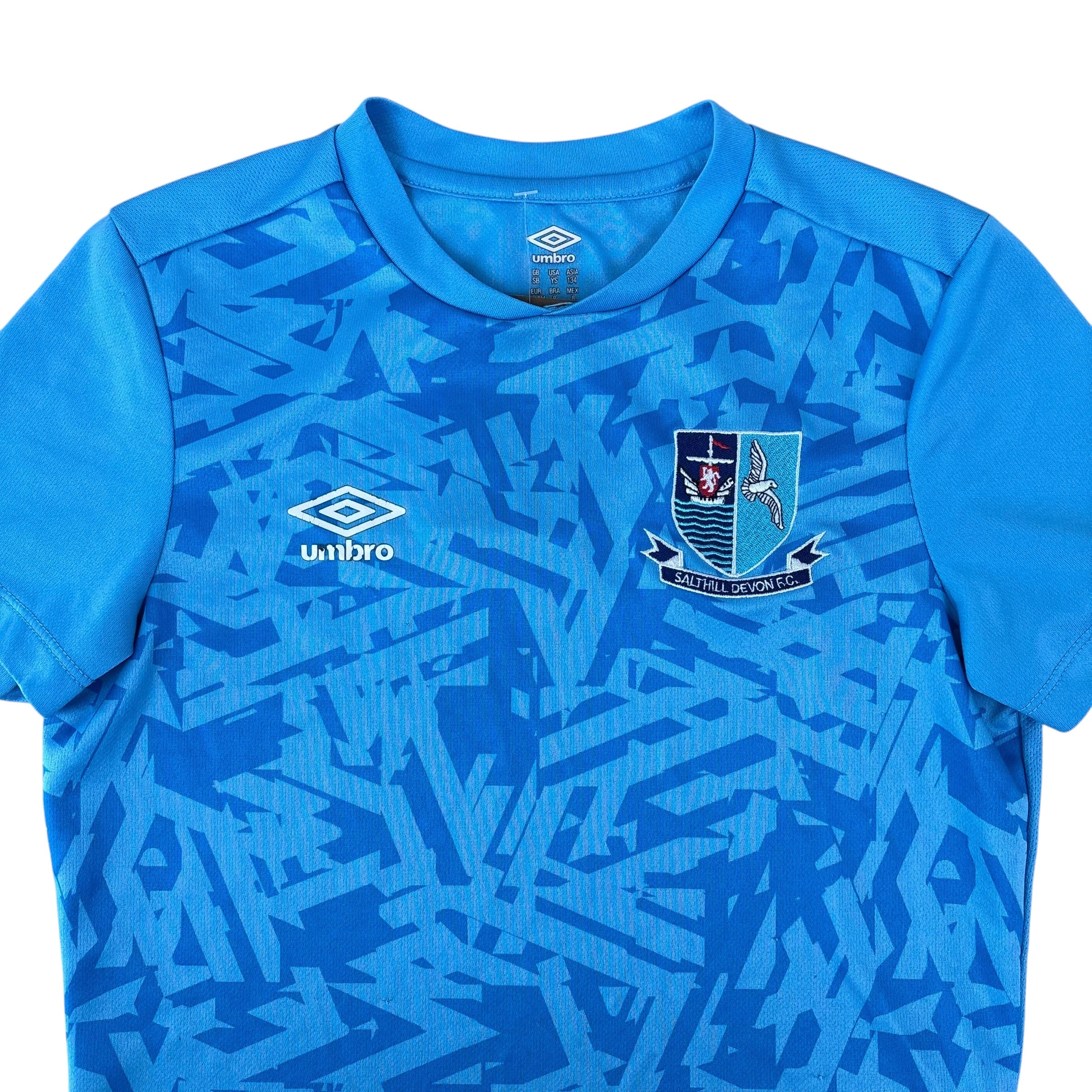 Umbro Salthill Devon FC 2020s Home Jersey (6-8yrs)