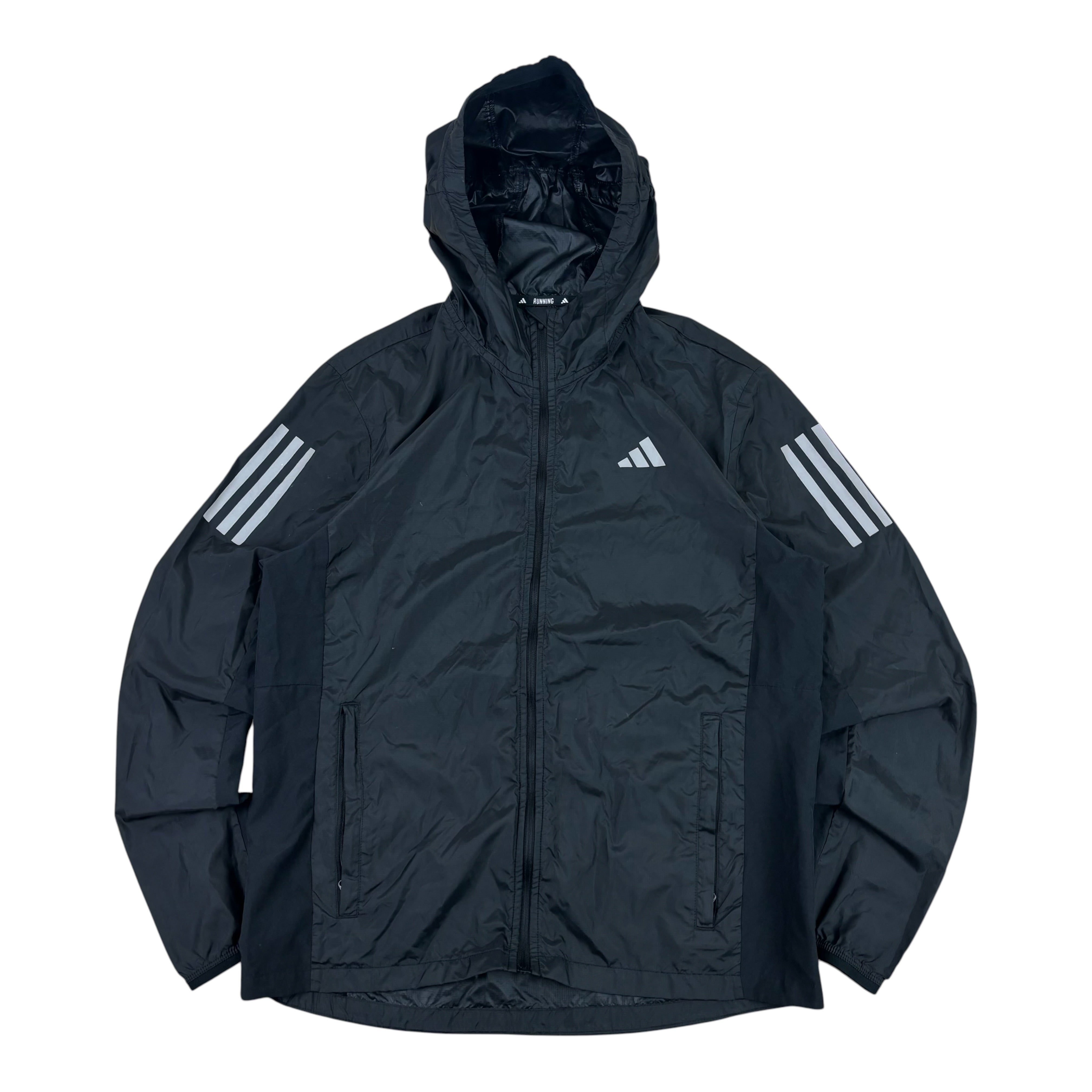 Adidas Running Black Windbreaker (M)