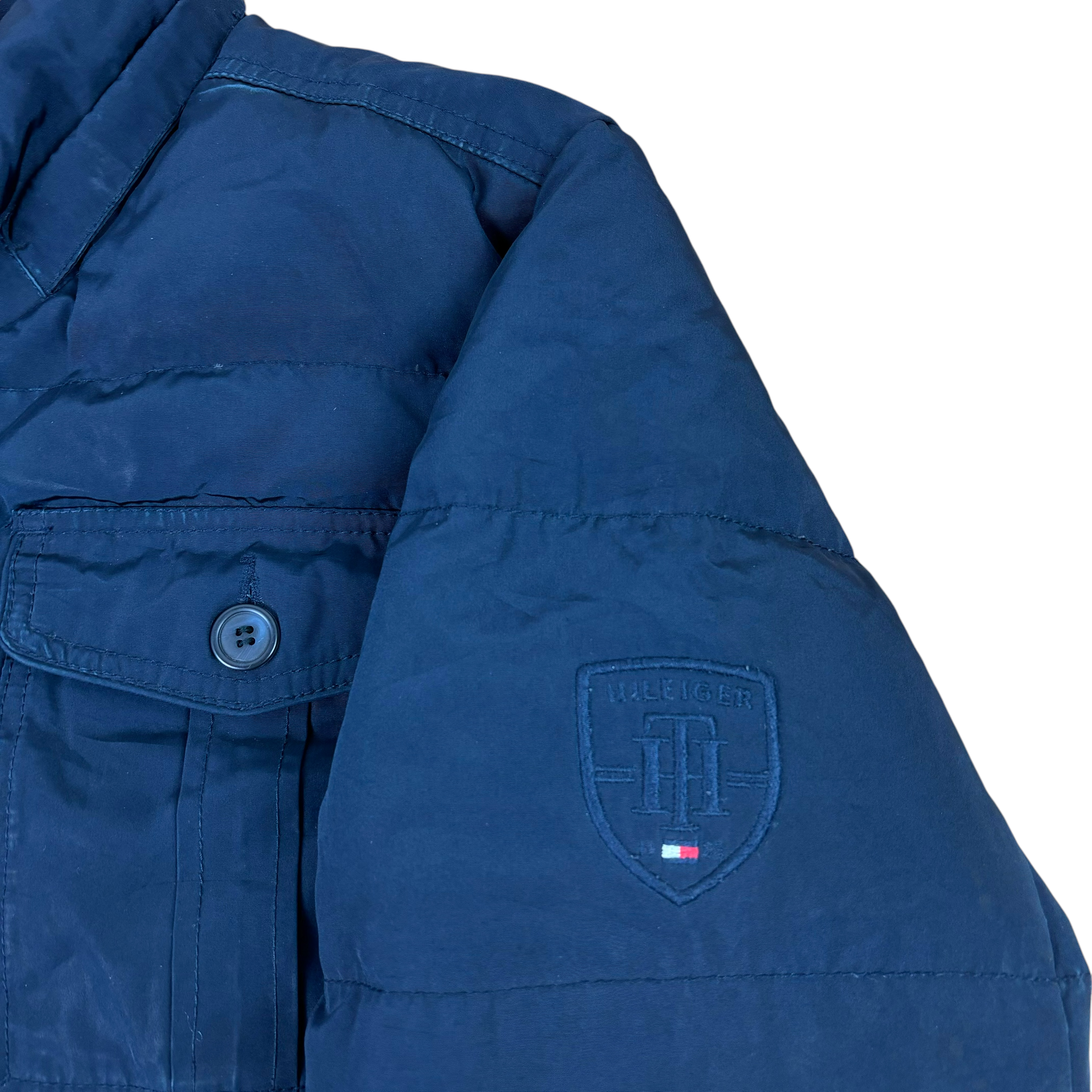 Tommy Hilfiger Navy Crest Puffer (XL)