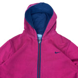 Nike Pink Y2K Zip Logo Hoodie (Women’s S)