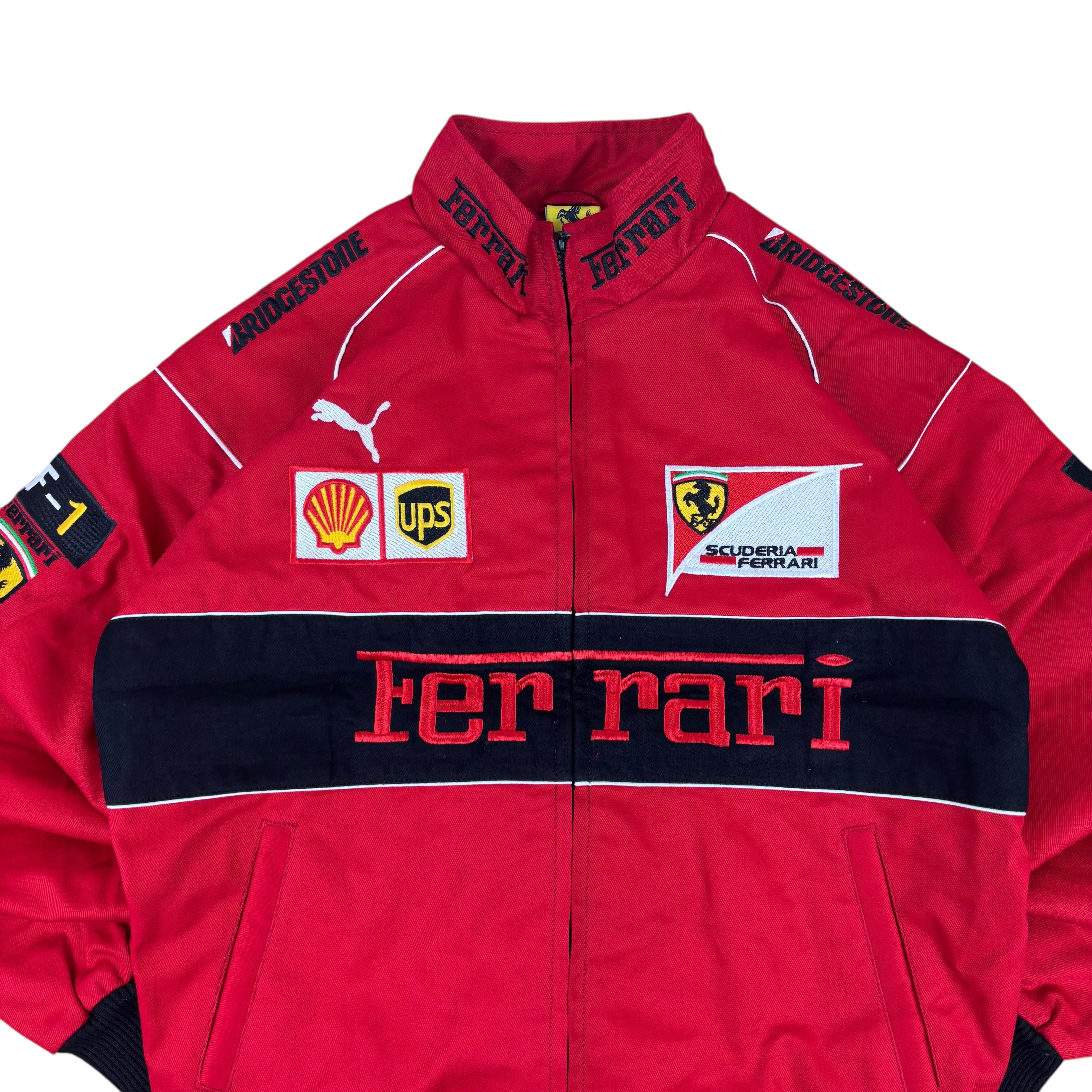 Puma Scuderia Ferrari Red F1 Racing Jacket (L)