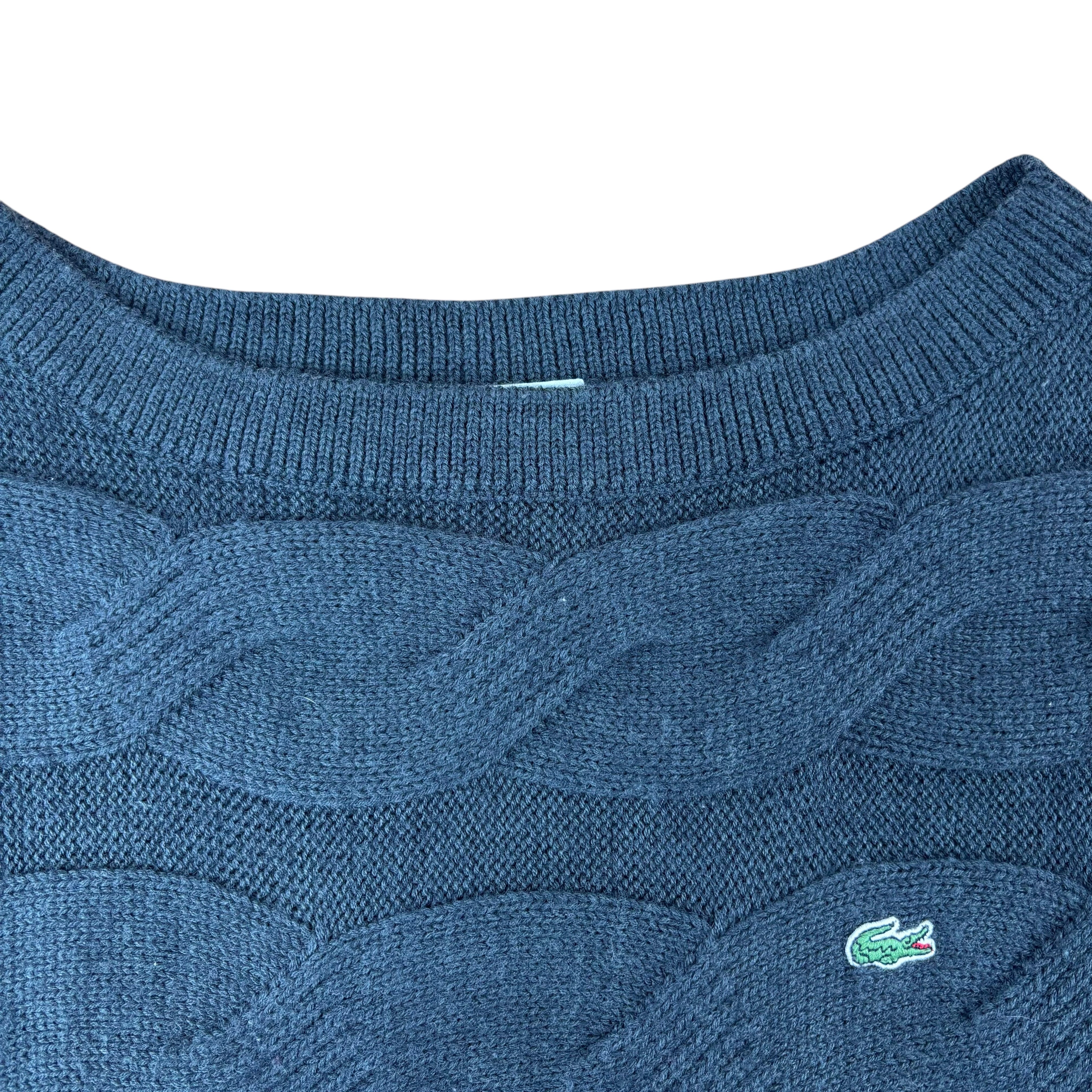 Lacoste Vintage Grey Knitted Sweater Vest (Women’s S)