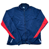 Nike Navy Y2K Logo Track Jacket (L)