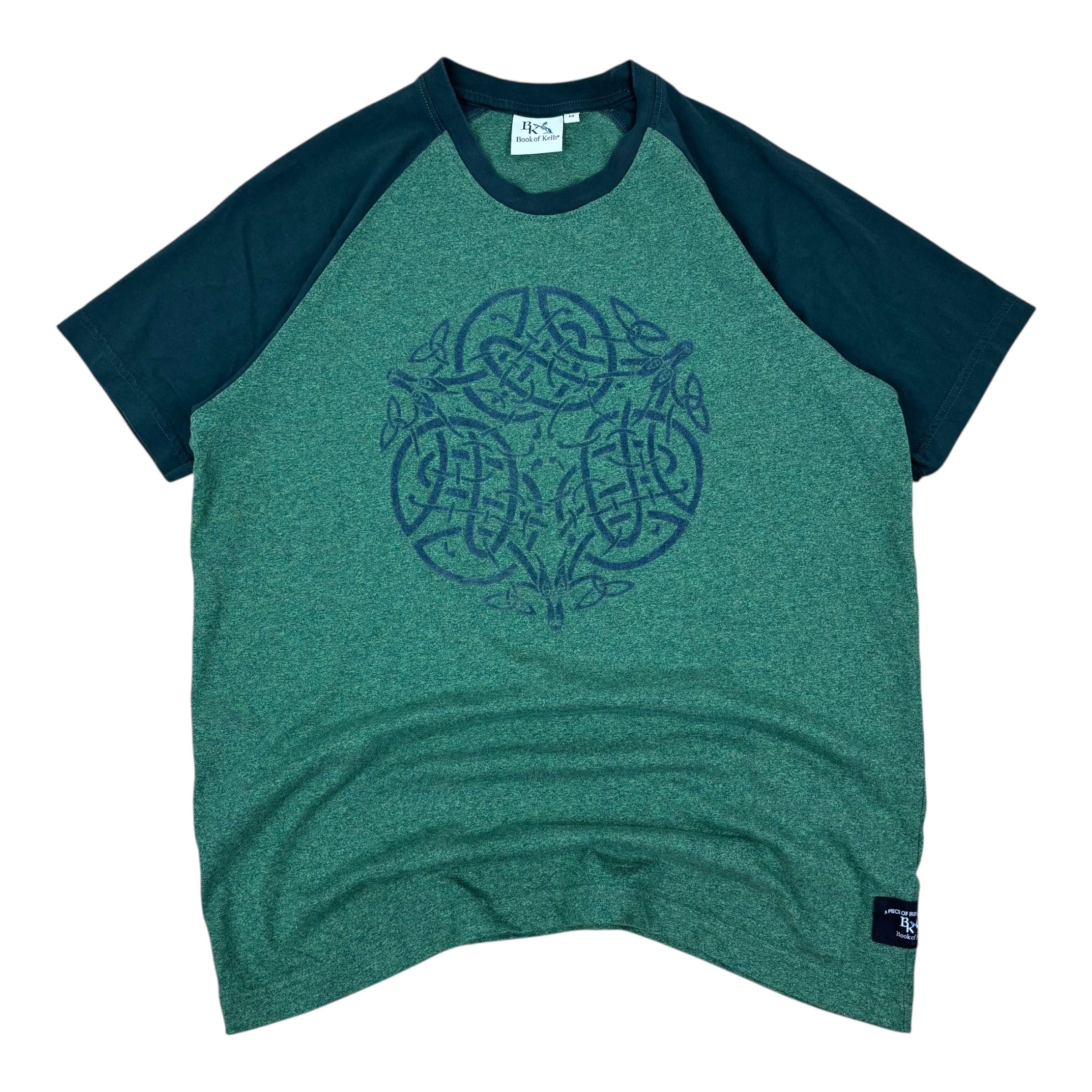 Book of Kells Y2K Celtic Design Tee (M)