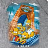 Universal Studios Theme Parks The Simpsons Y2K Graphic Tee (L)
