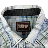 Cowboy Up Pearl Snap Plaid Shirt (XL)