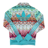 Adidas Butterfly Trefoil Cropped Bomber Track Jacket (Women’s S)