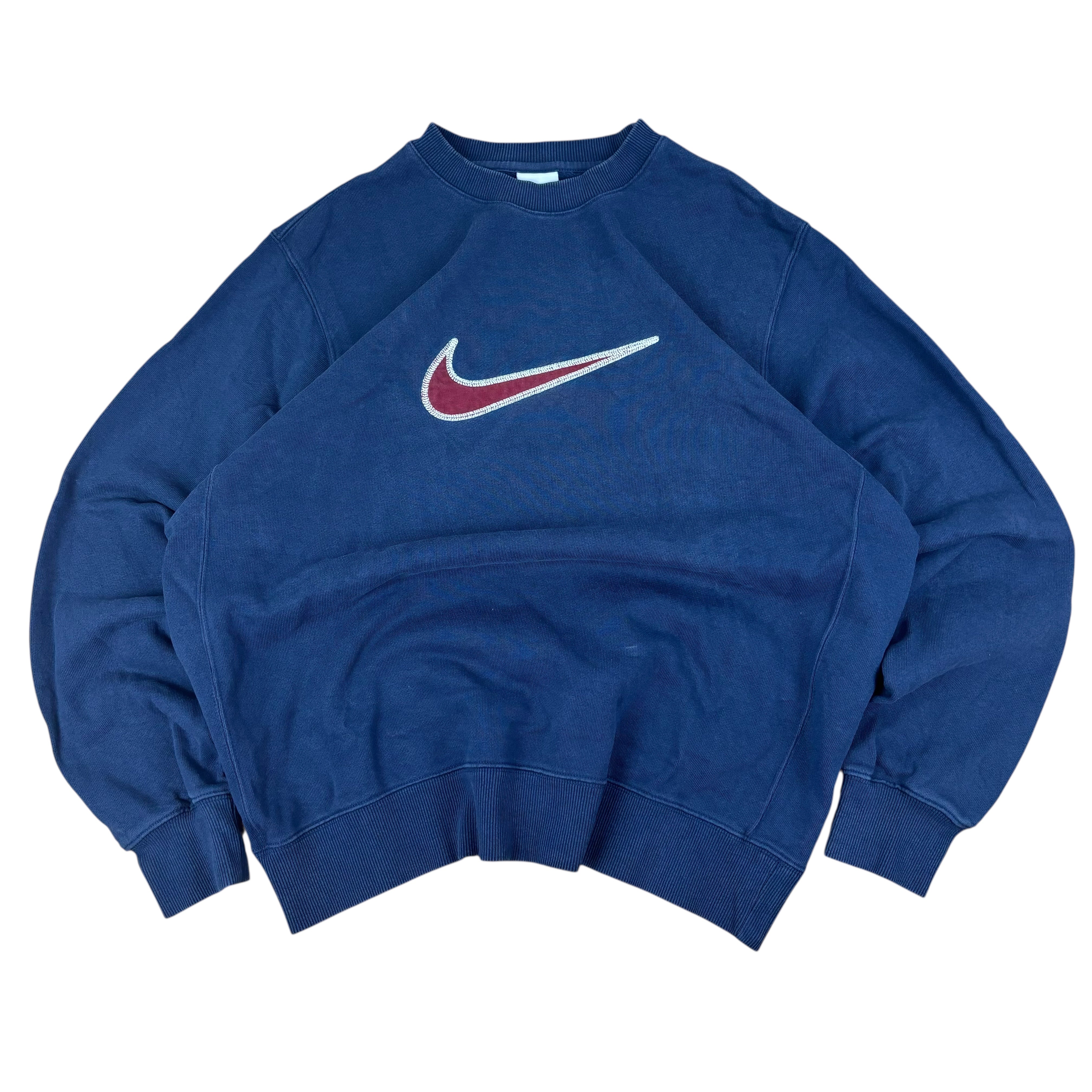Nike Navy Swoosh Sweater (M)