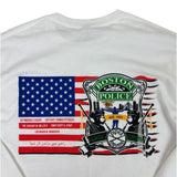 Boston Police Gaelic Column of Pipes & Drums LS Tee (L)