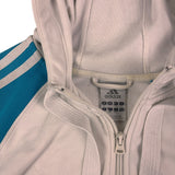 Adidas Blue & White Y2K Hoodie (Women’s S)