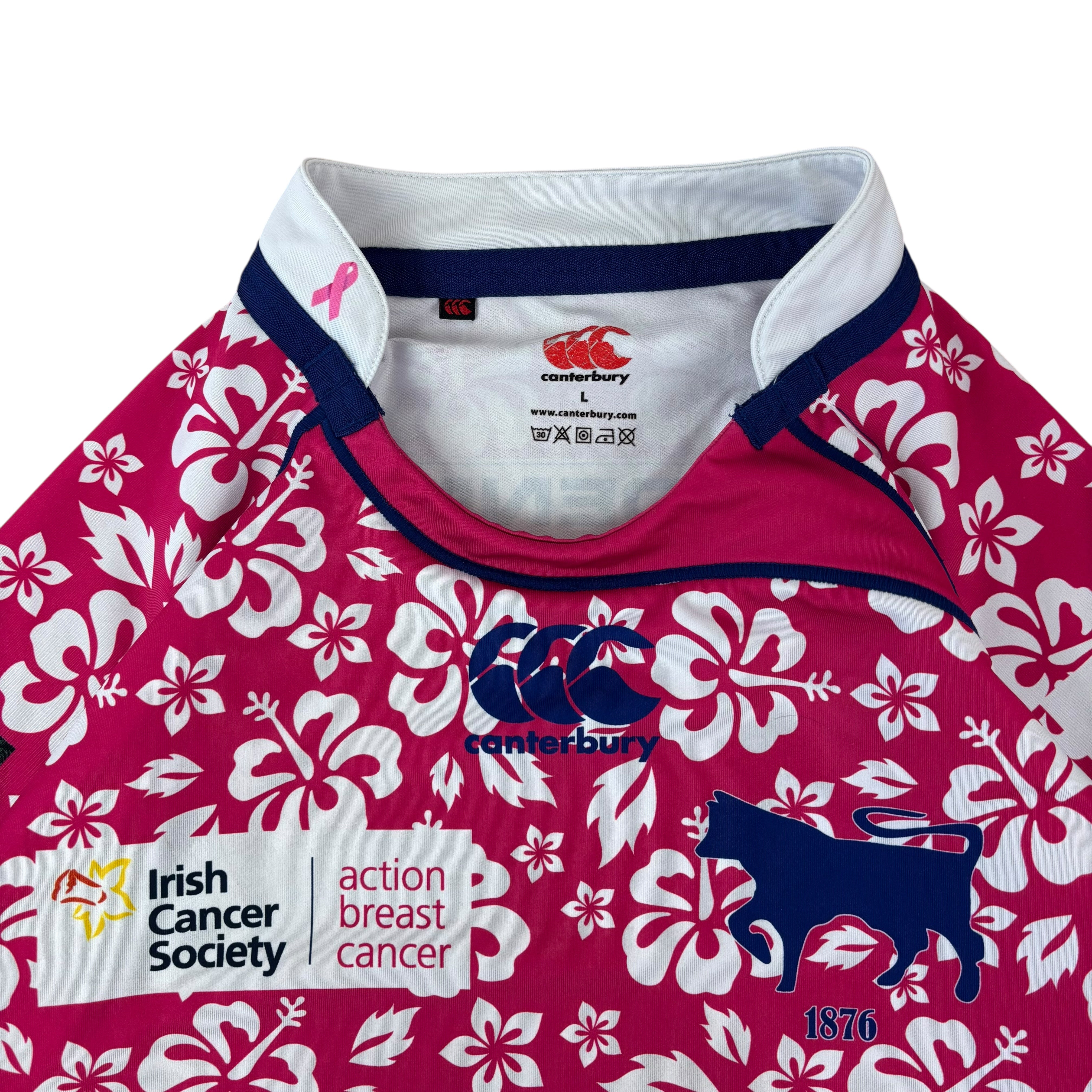 Canterbury Clontarf Bulls Rugby 2011 Breast Cancer Awareness Jersey (L)