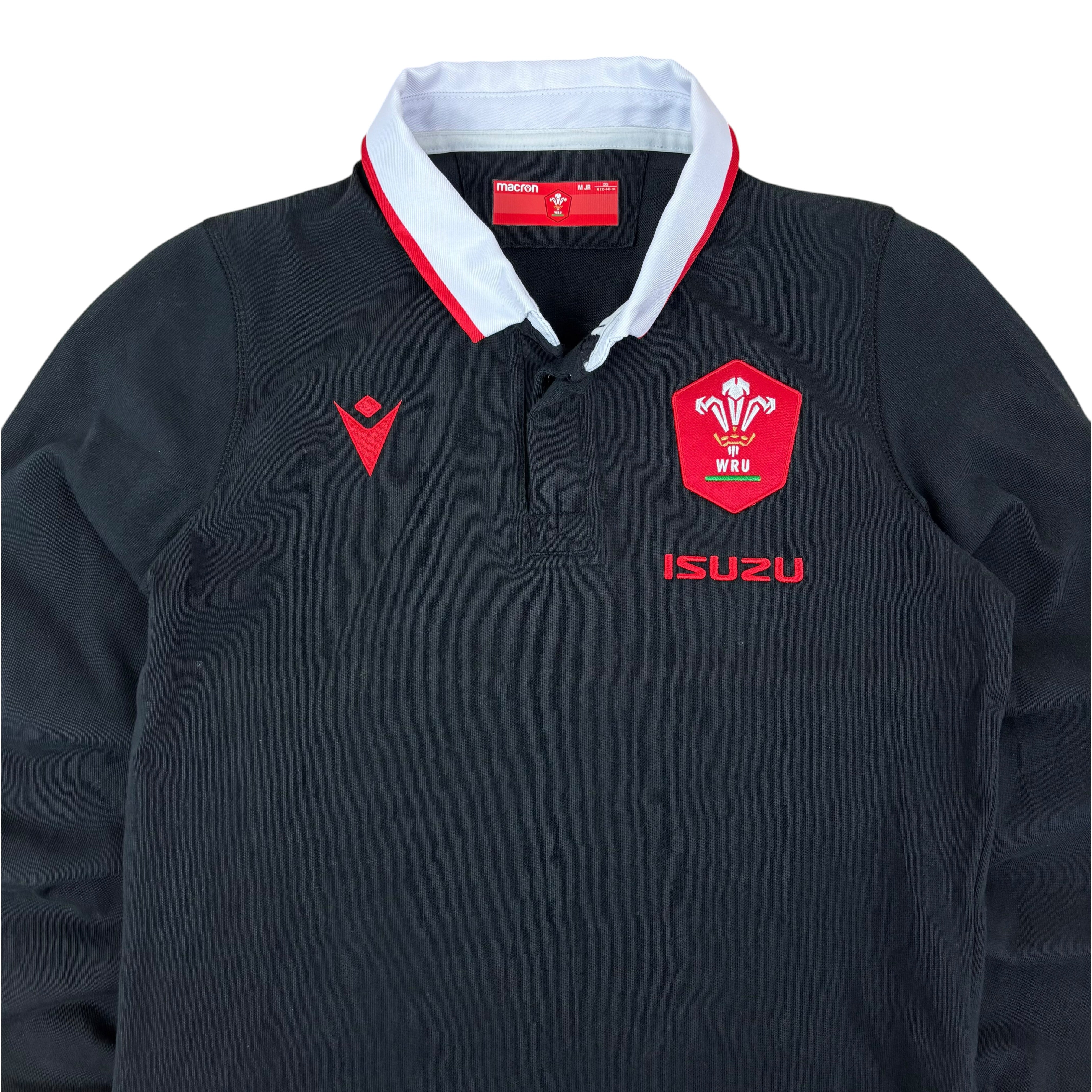 Macron Wales Rugby WRU 2020/21 LS Alternate Jersey (9-10yrs)