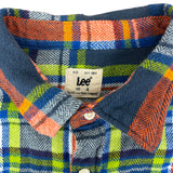 Lee Pearl Snap Flannel Shirt (S)
