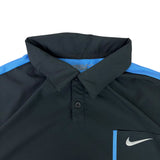 Nike Golf Tour Performance Black & Blue Polo Shirt (XXL)