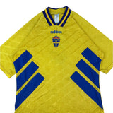 Adidas Sweden Football 1994/96 No.9 Home Jersey (XL)
