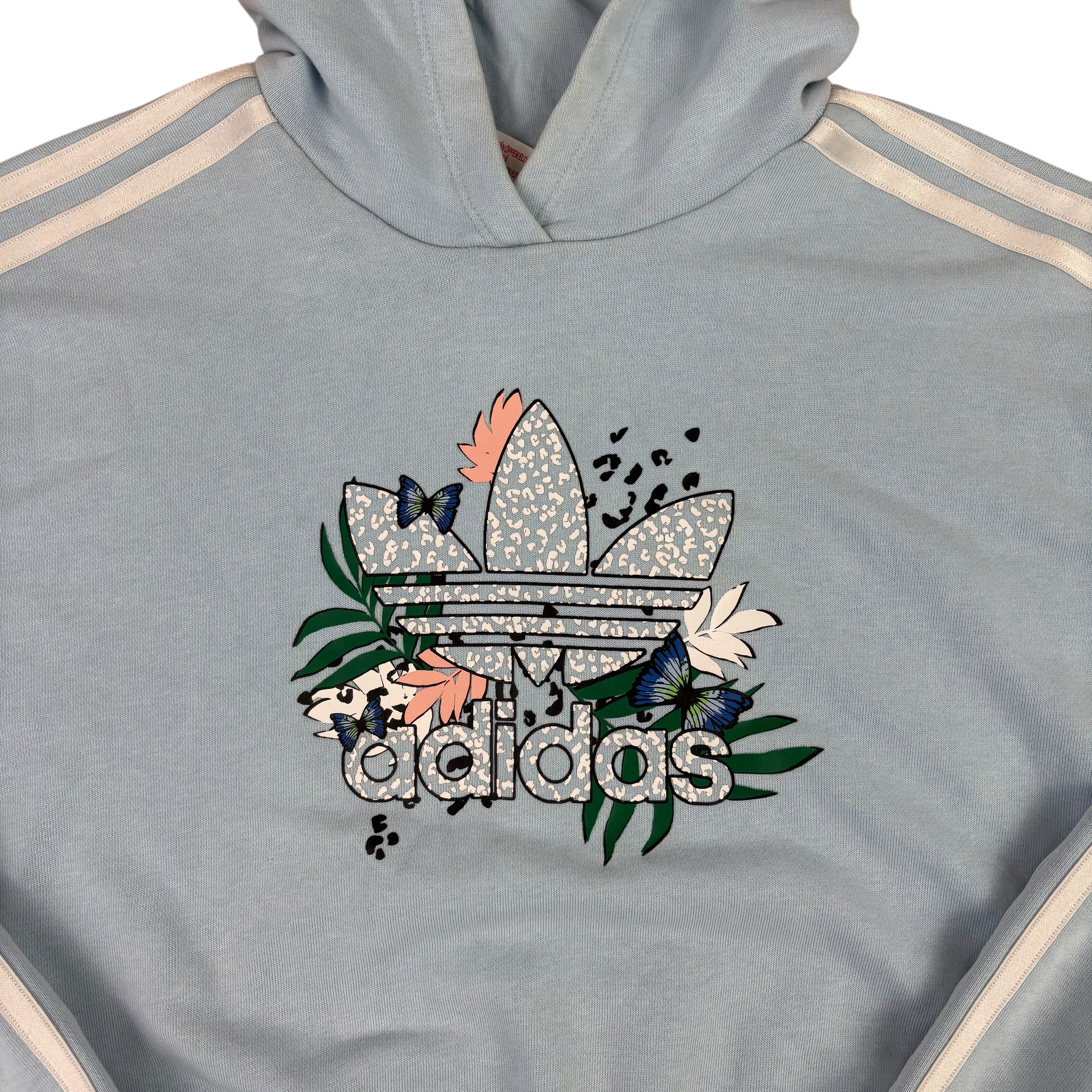 Adidas x Her Floral Logo Hoodie (13-14yrs)