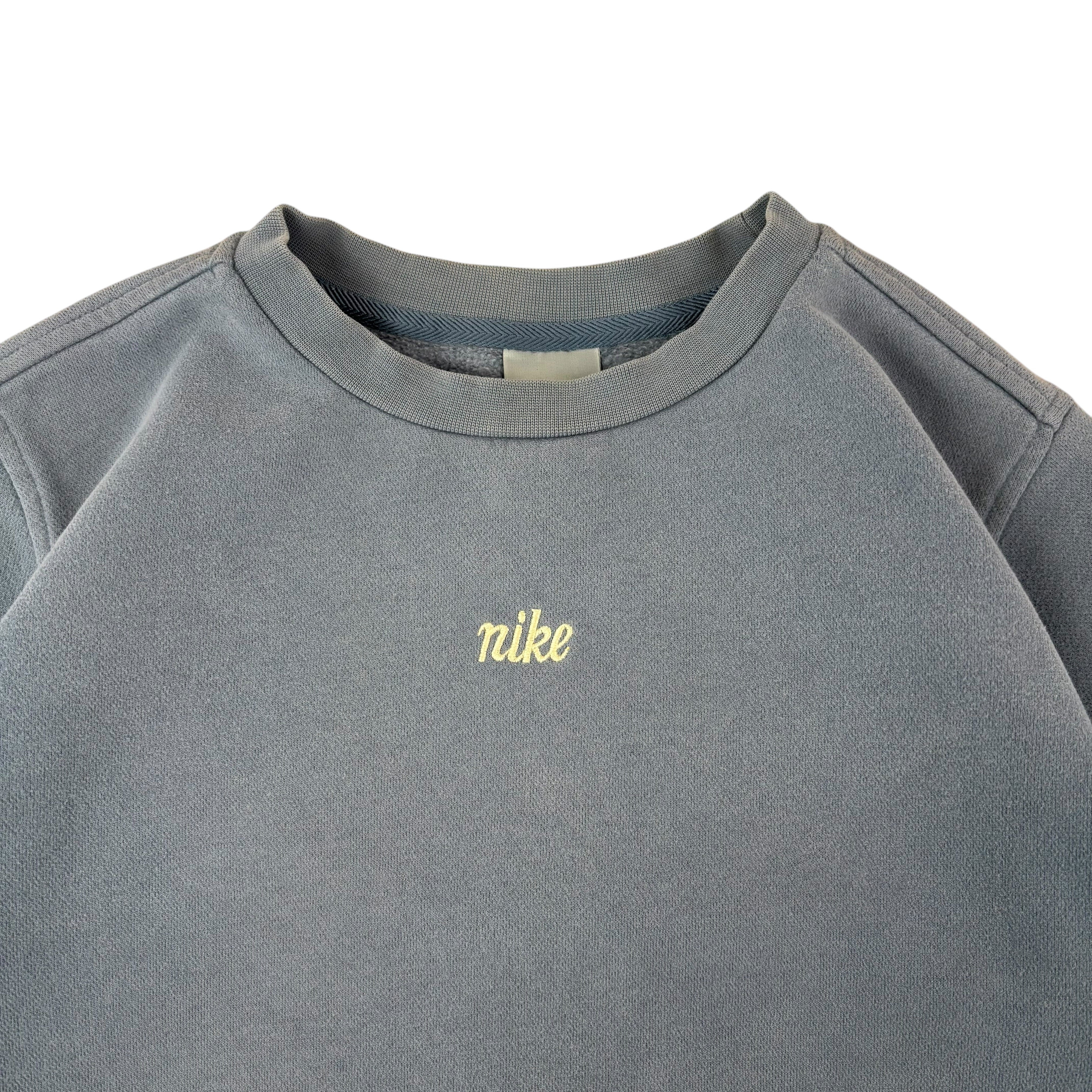 Nike Y2K Cropped Spell-Out Sweater (Women’s M)