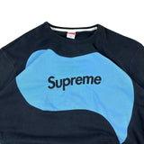 Supreme Black Blue Reworked Sweater (XXL)