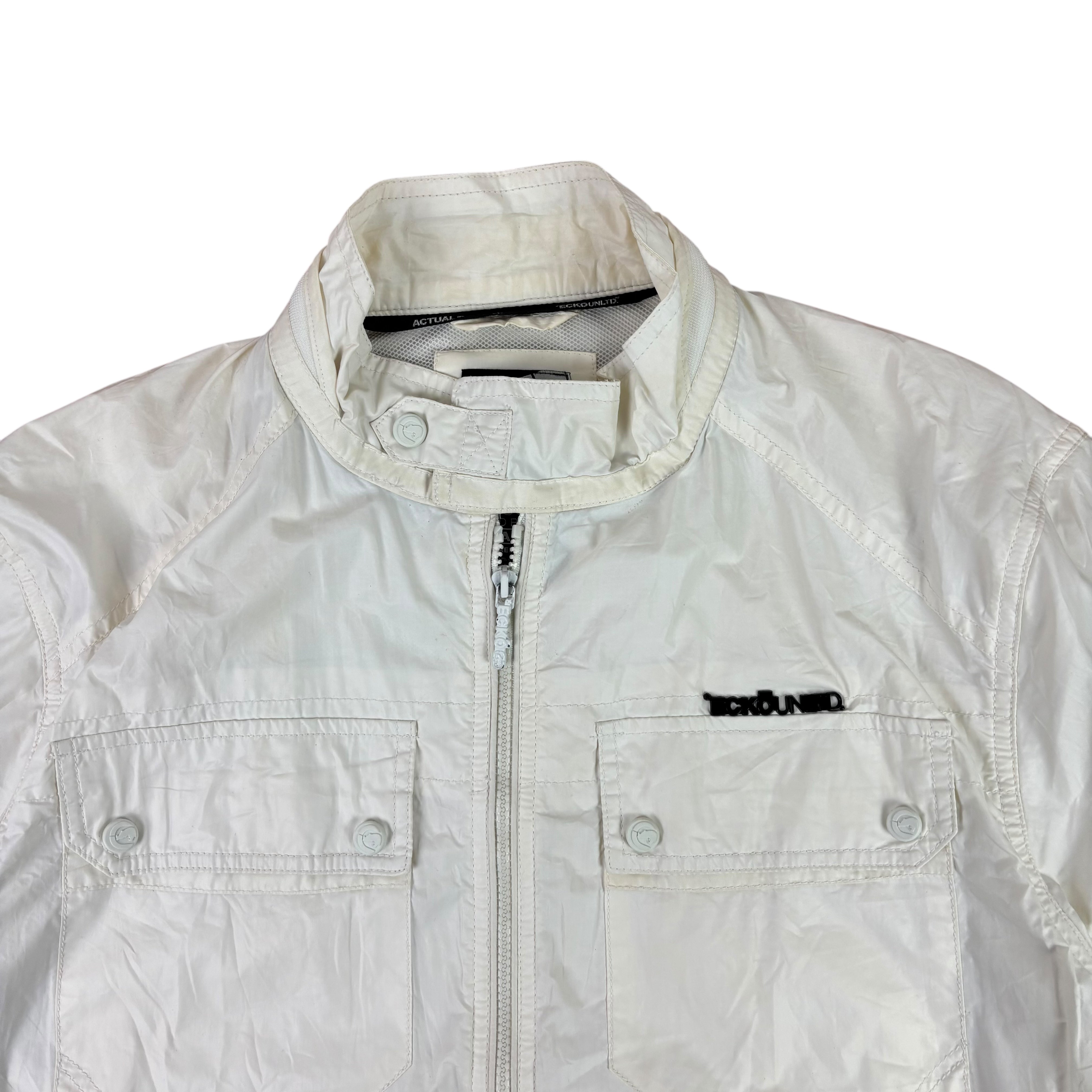 Ecko Unltd White Y2K Windbreaker (L)