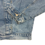 Hard Rock Cafe New York Vintage Bleach-Dyed Denim Jacket (L)
