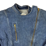 20&20 90s Asymmetrical Zip Denim Jacket (Women’s M)