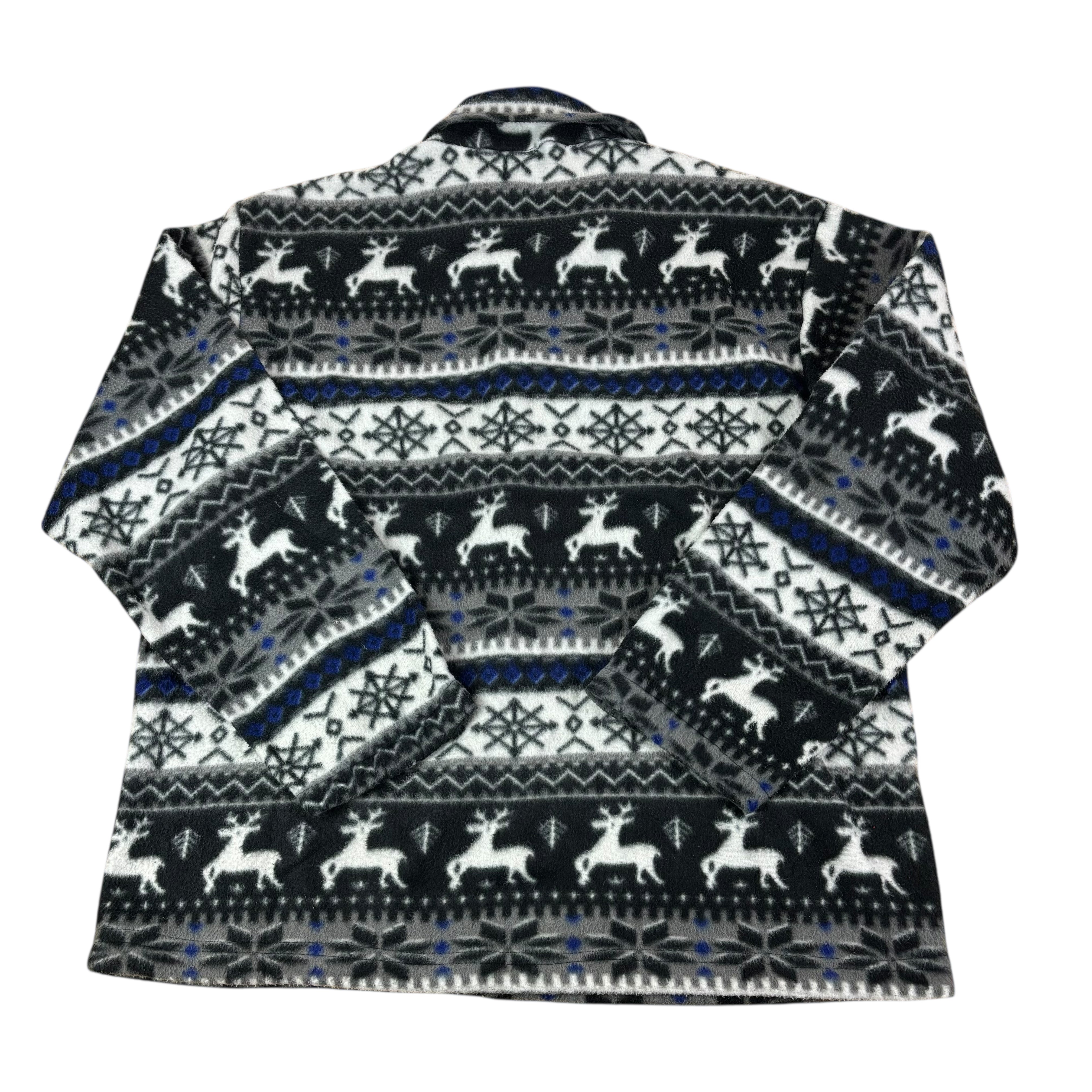 Latino Fashion Reindeer Pattern Fleece (XL)